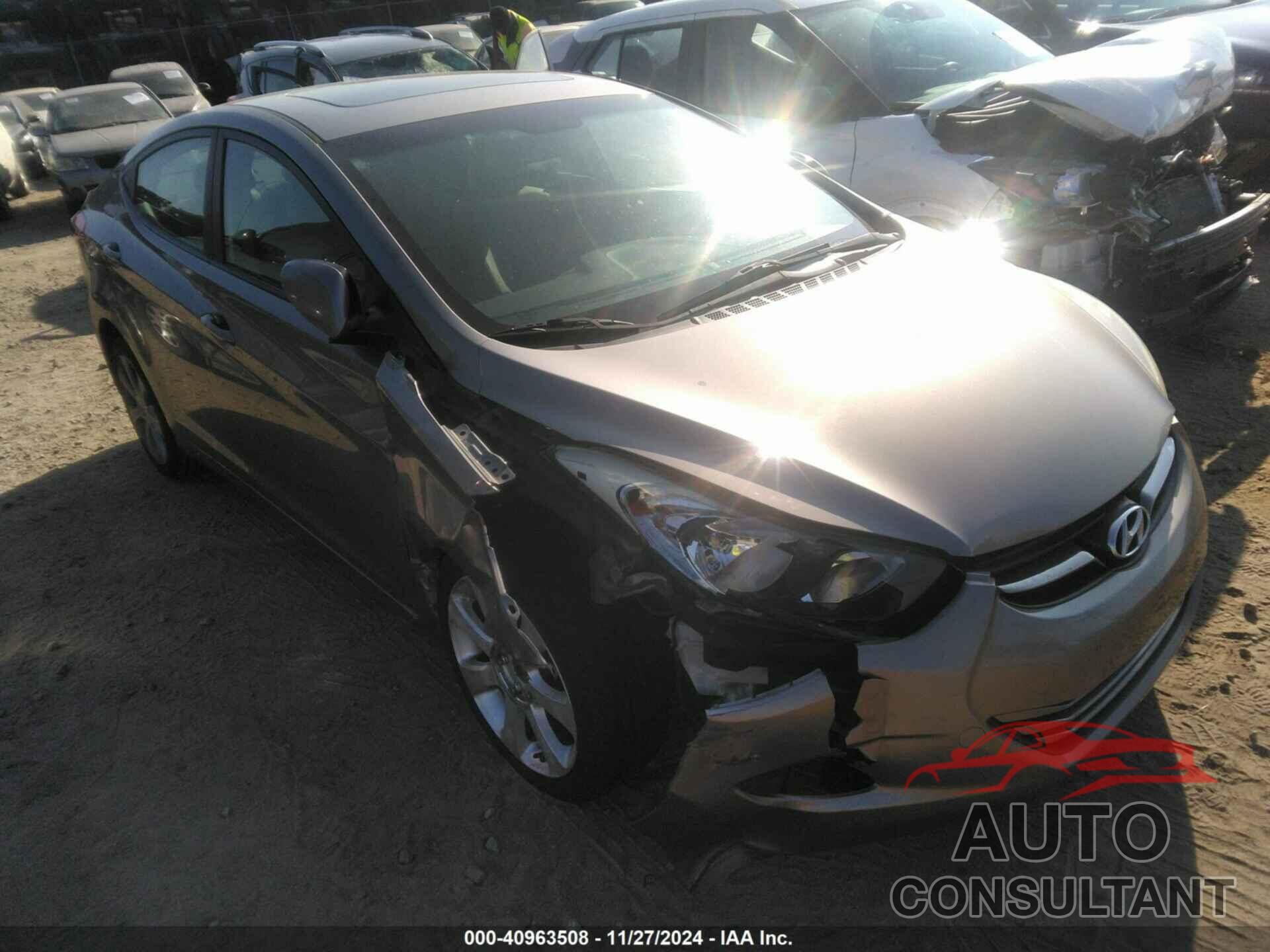 HYUNDAI ELANTRA 2012 - 5NPDH4AEXCH092866