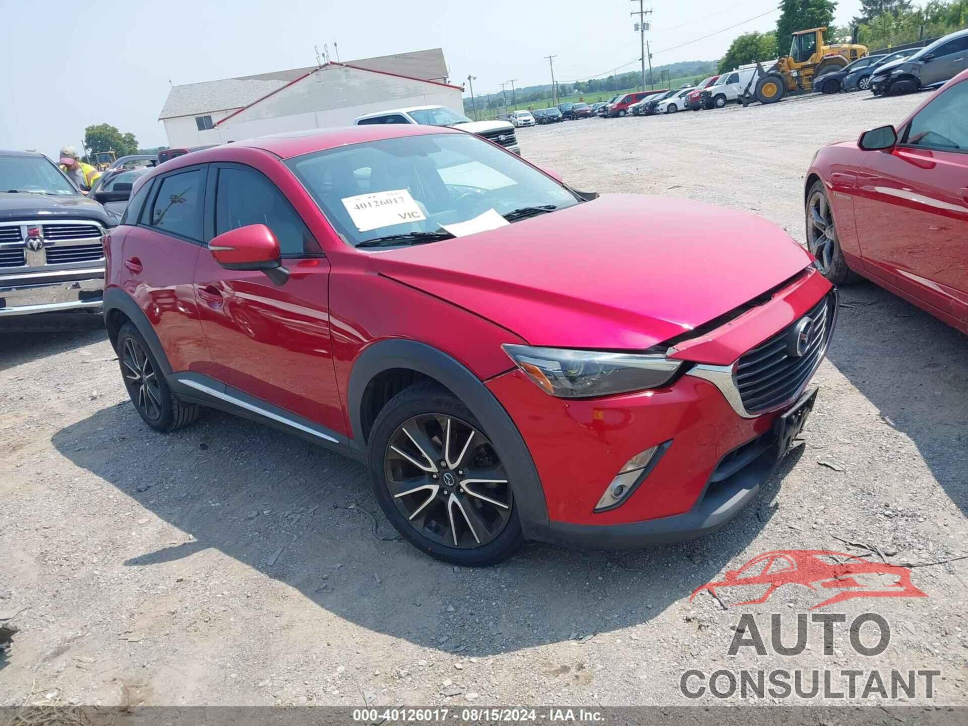 MAZDA CX-3 2016 - JM1DKBD71G0120463