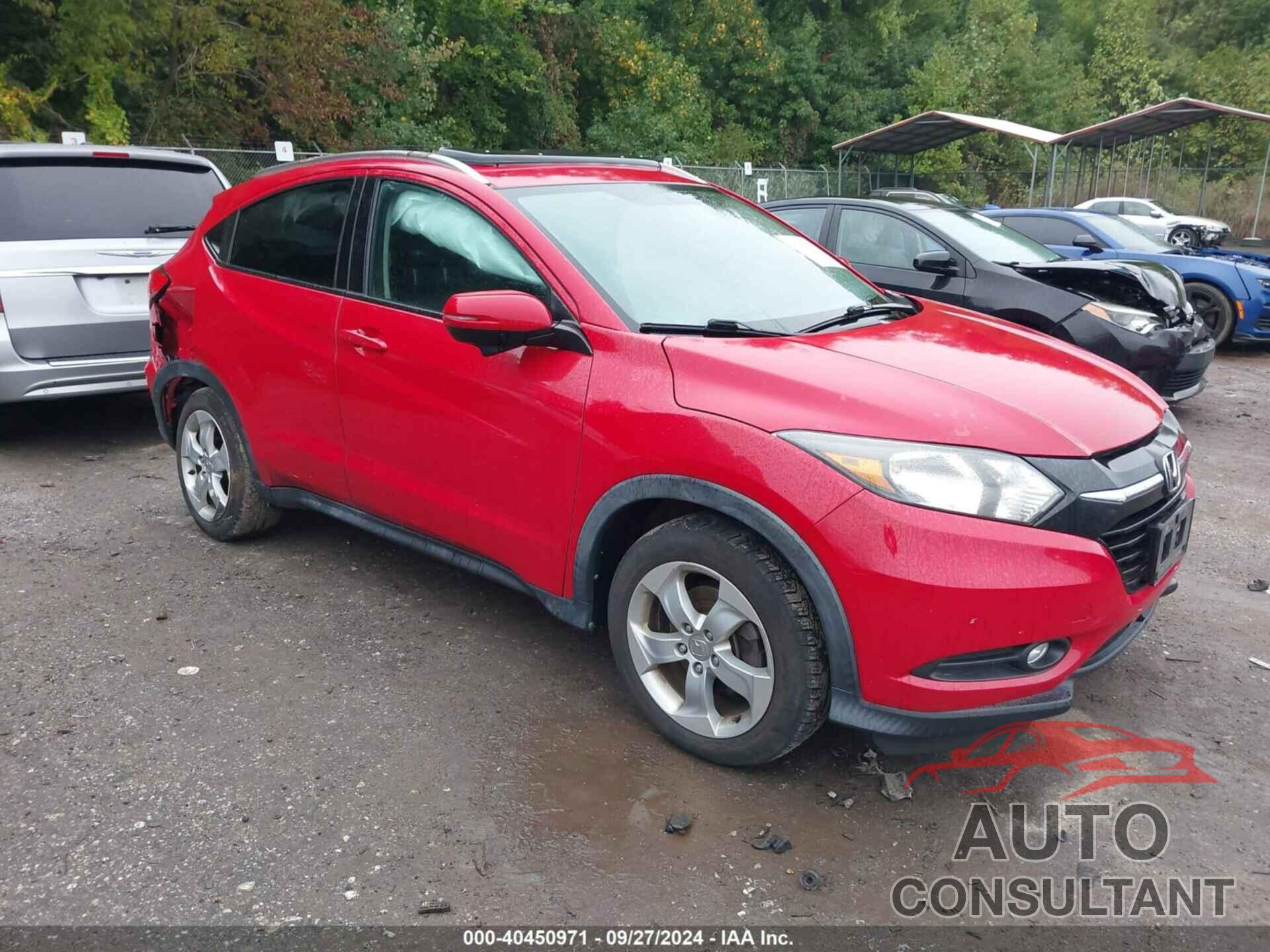 HONDA HR-V 2016 - 3CZRU6H74GM718135