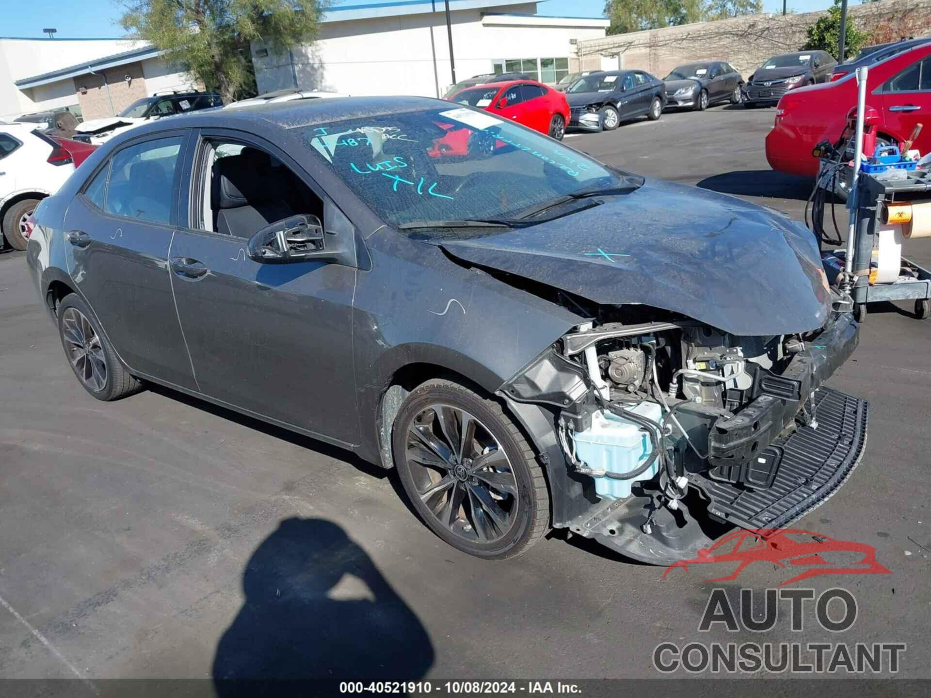 TOYOTA COROLLA 2019 - 2T1BURHE0KC157344