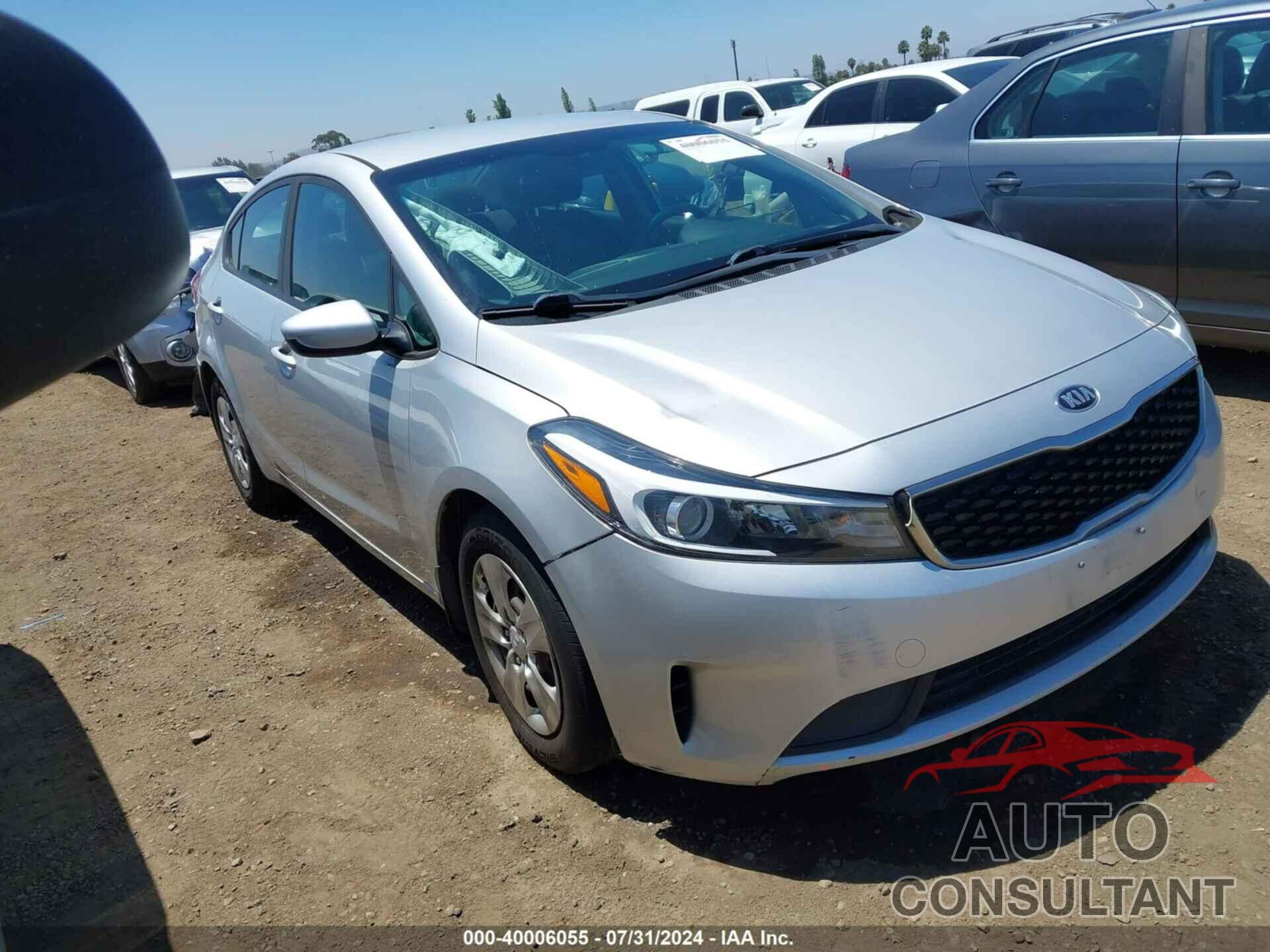 KIA FORTE 2018 - 3KPFK4A70JE259118