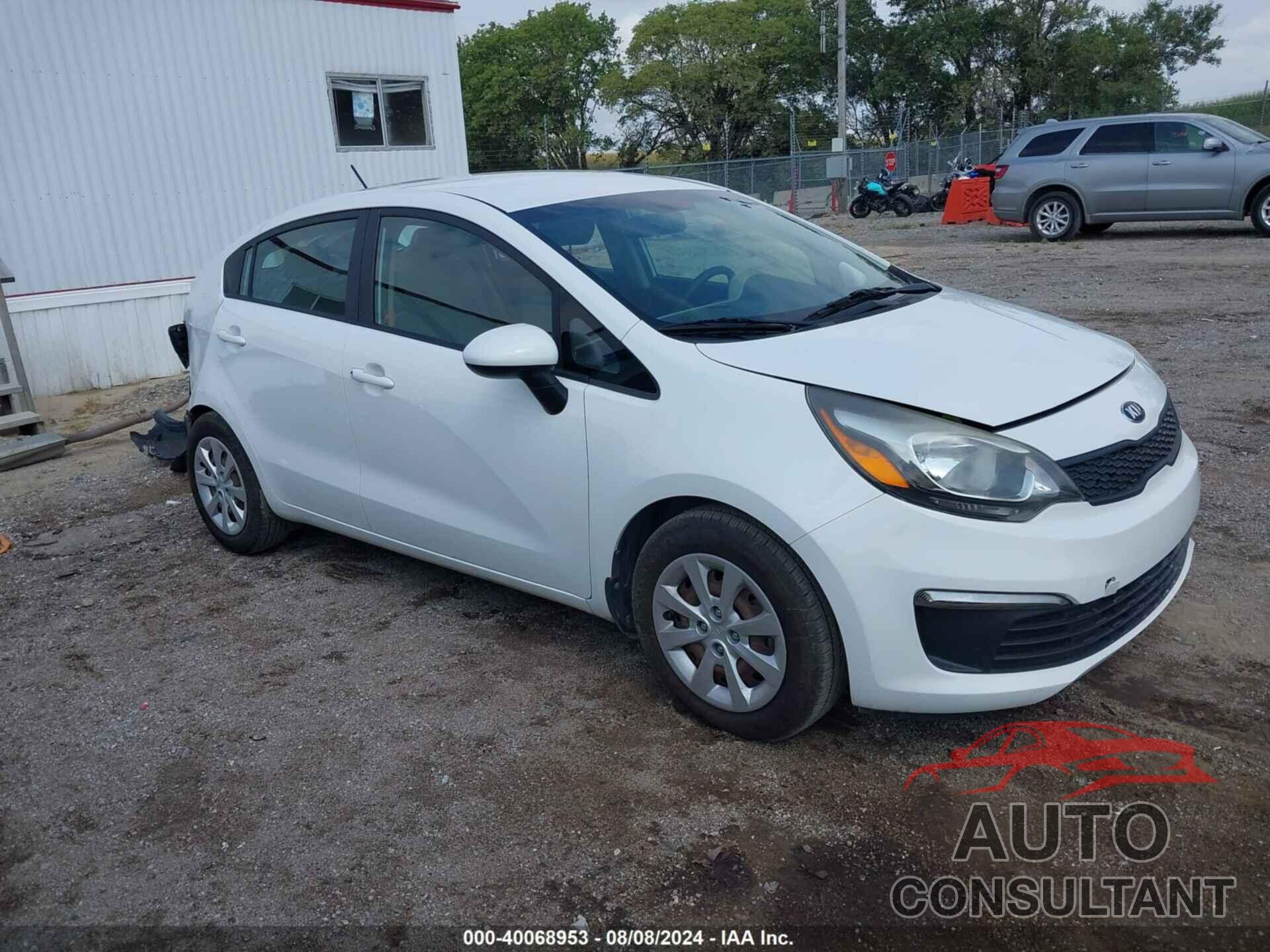 KIA RIO 2016 - KNADM4A38G6688033