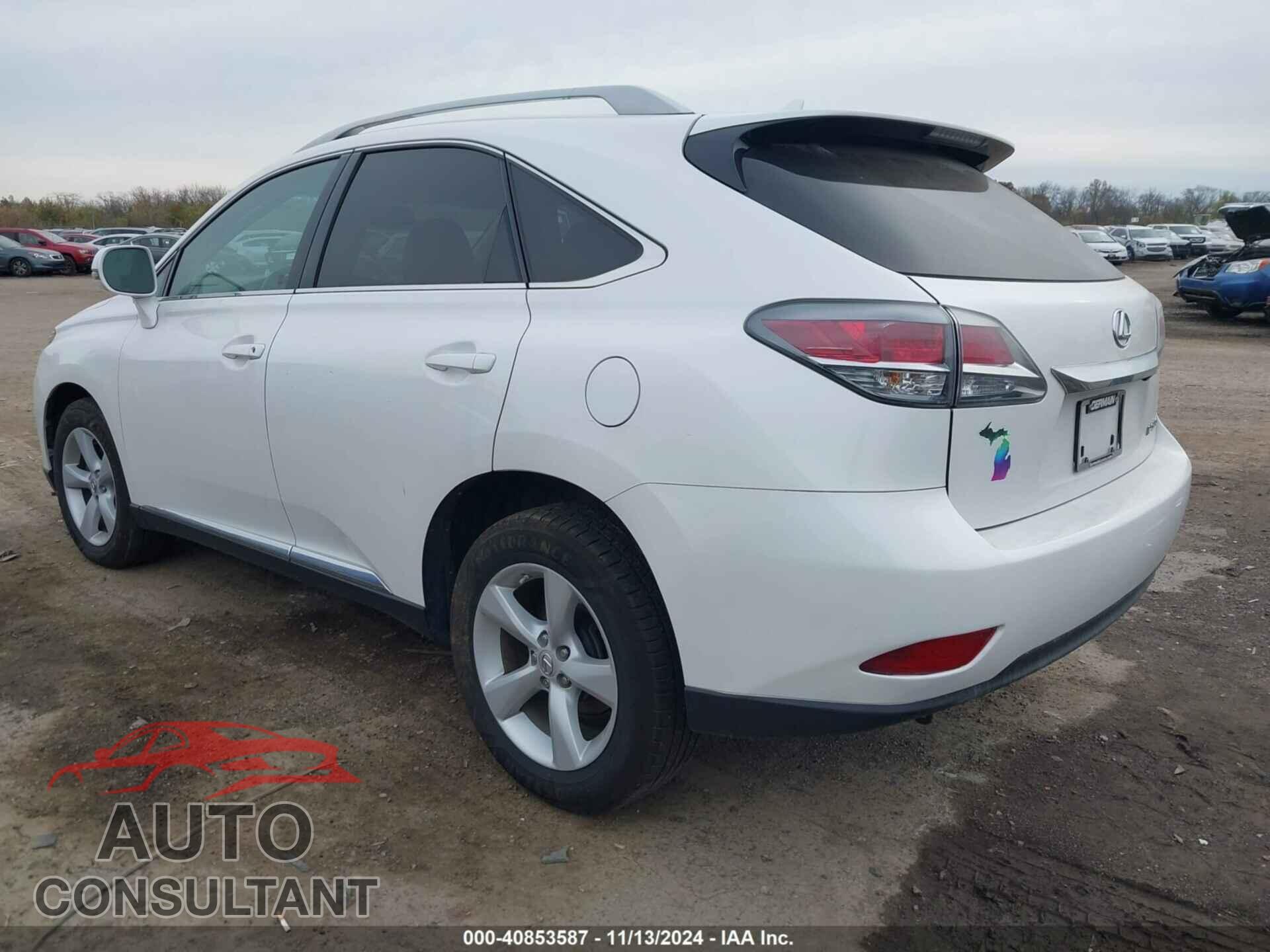 LEXUS RX 350 2013 - 2T2BK1BA1DC157977