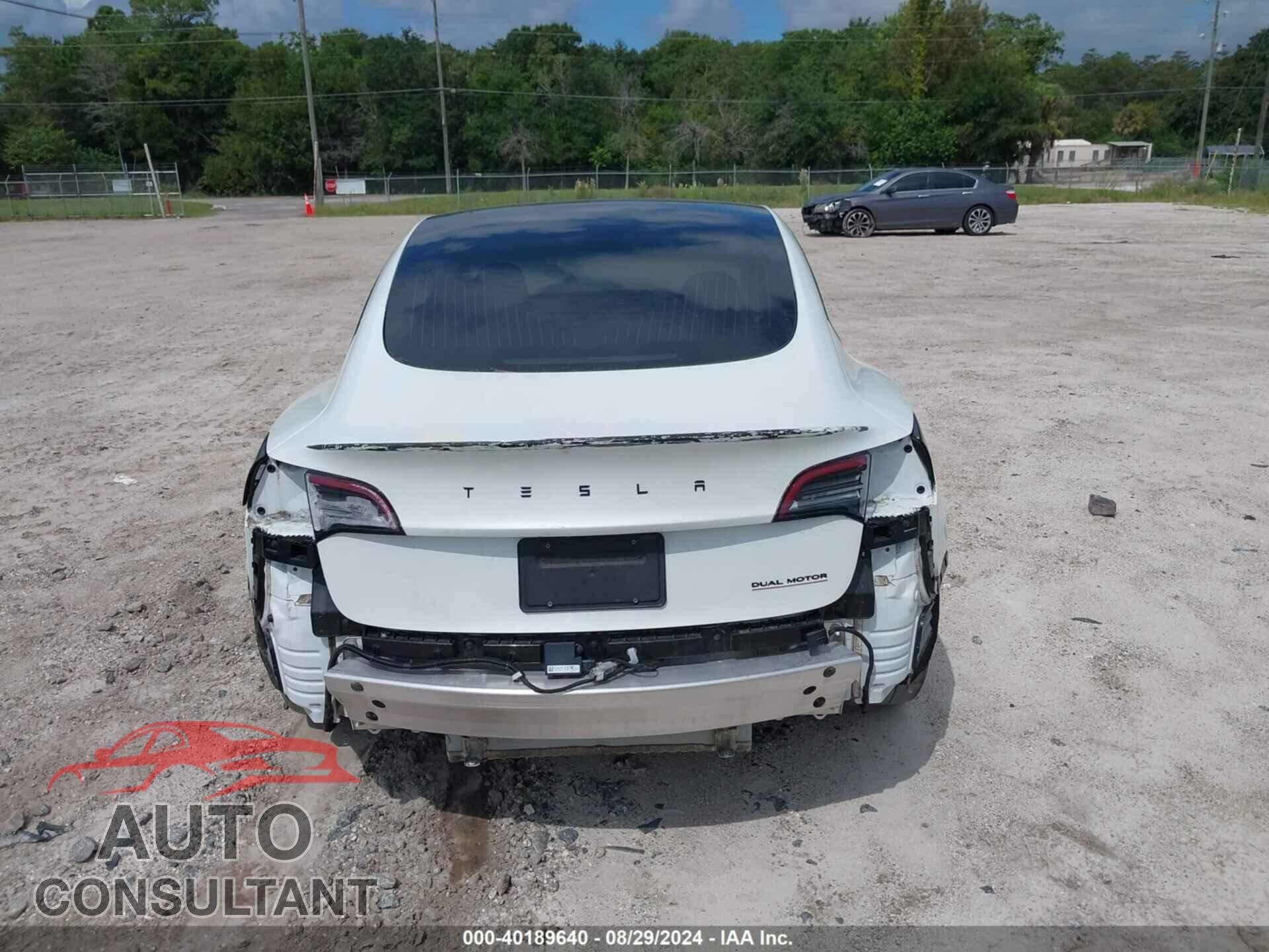 TESLA MODEL 3 2019 - 5YJ3E1EB2KF433273