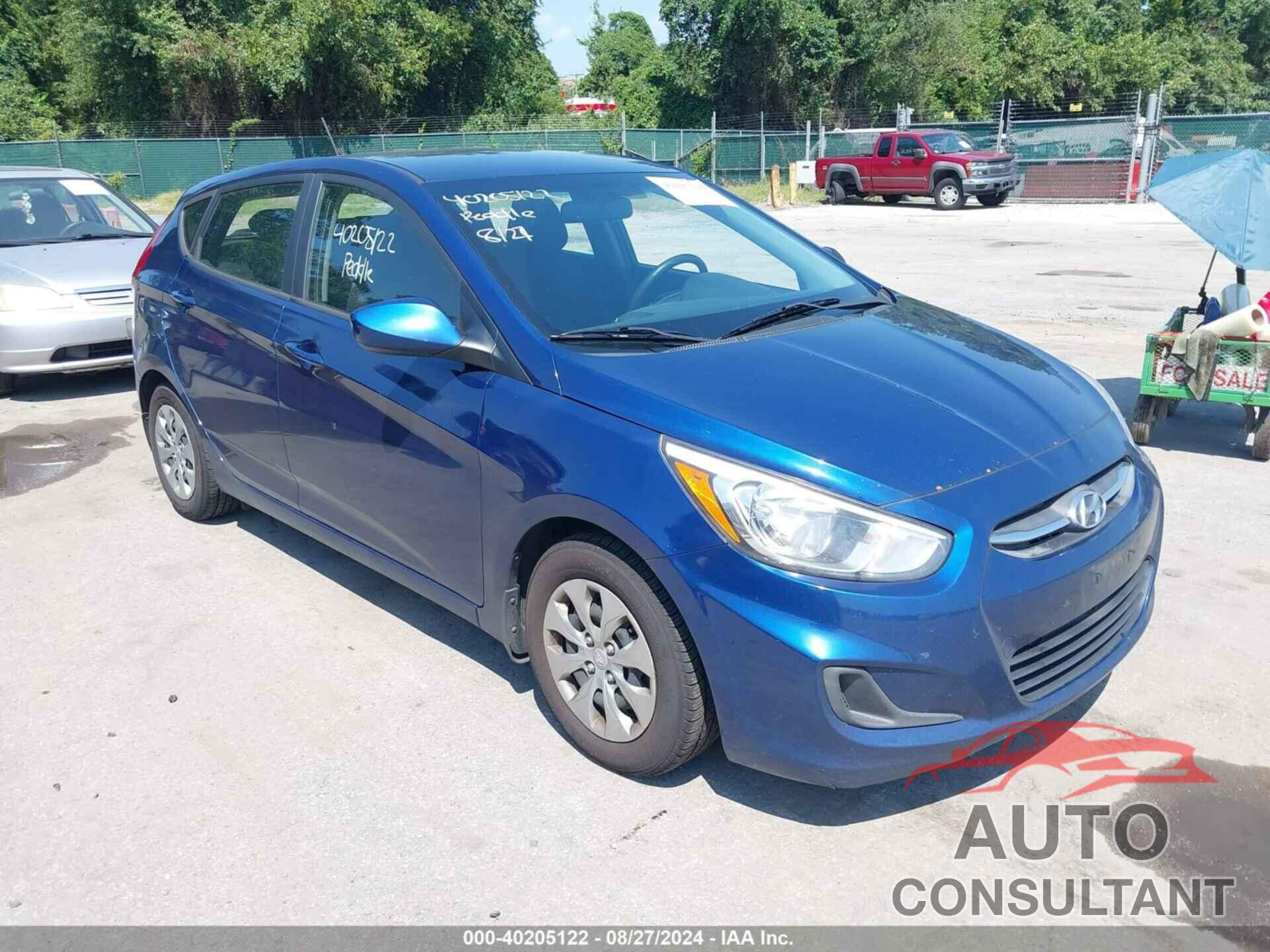 HYUNDAI ACCENT 2017 - KMHCT5AE3HU326693