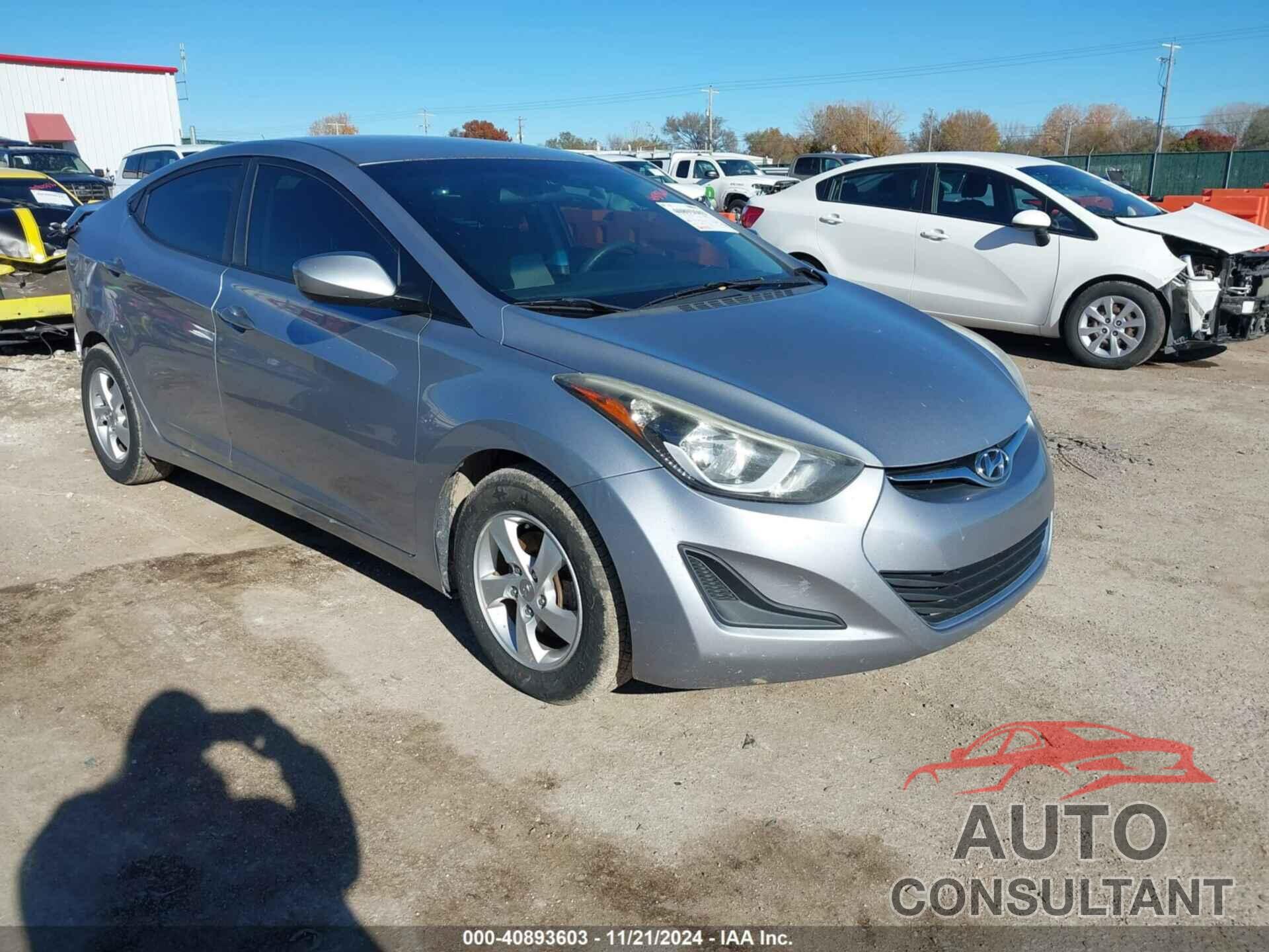 HYUNDAI ELANTRA 2015 - 5NPDH4AE6FH580247