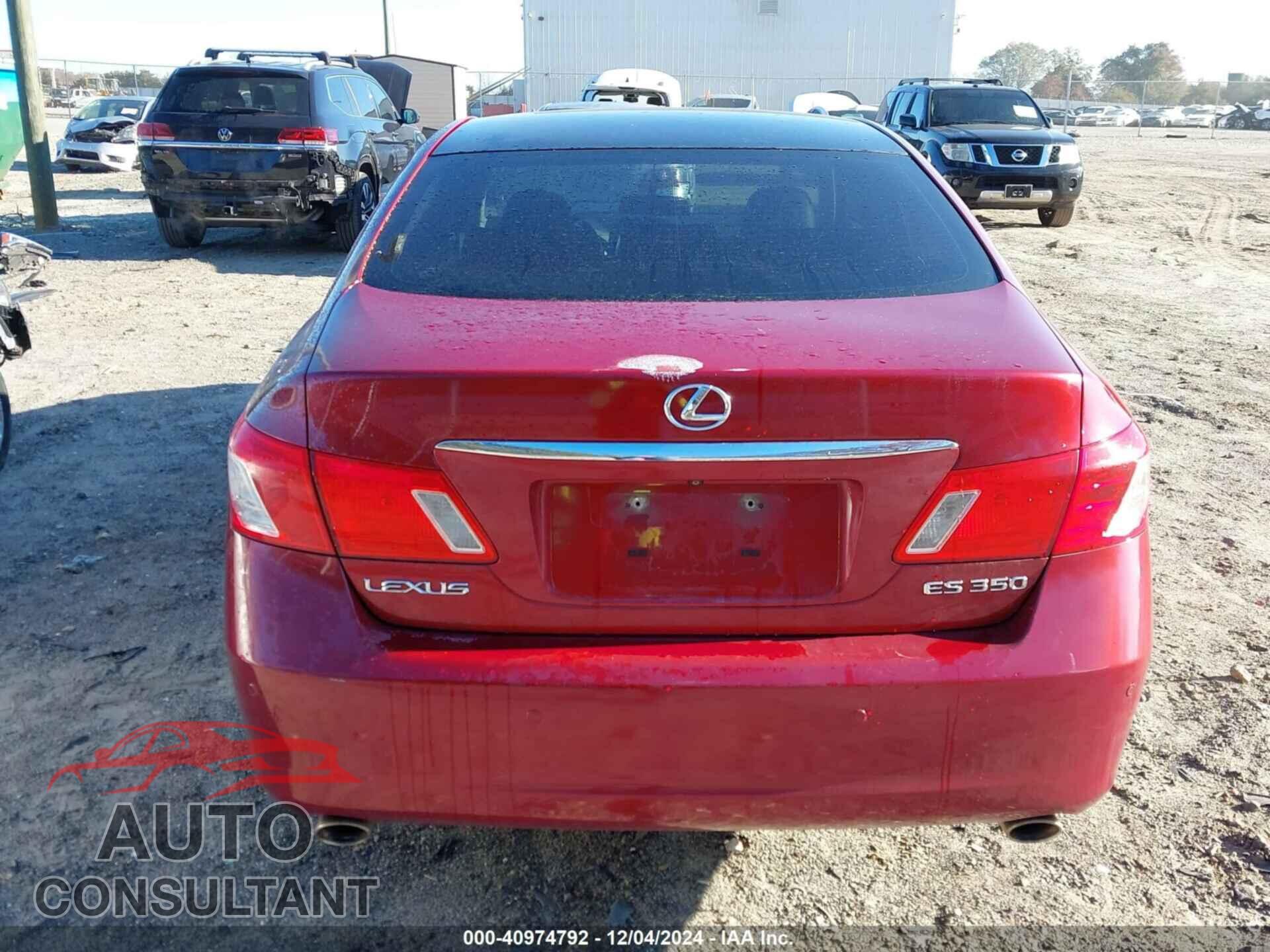 LEXUS ES 2009 - JTHBJ46G092274543