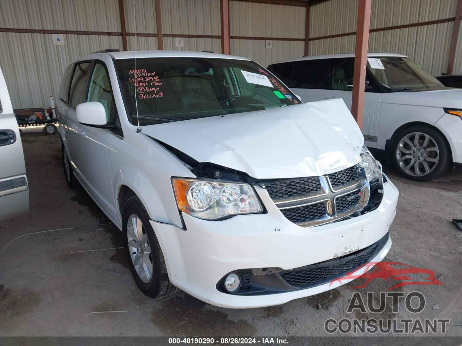 DODGE GRAND CARAVAN 2019 - 2C4RDGCG3KR786706