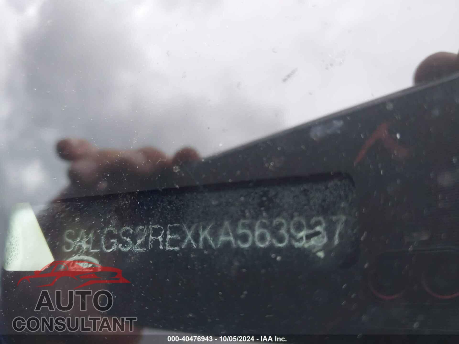 LAND ROVER RANGE ROVER 2019 - SALGS2REXKA563937