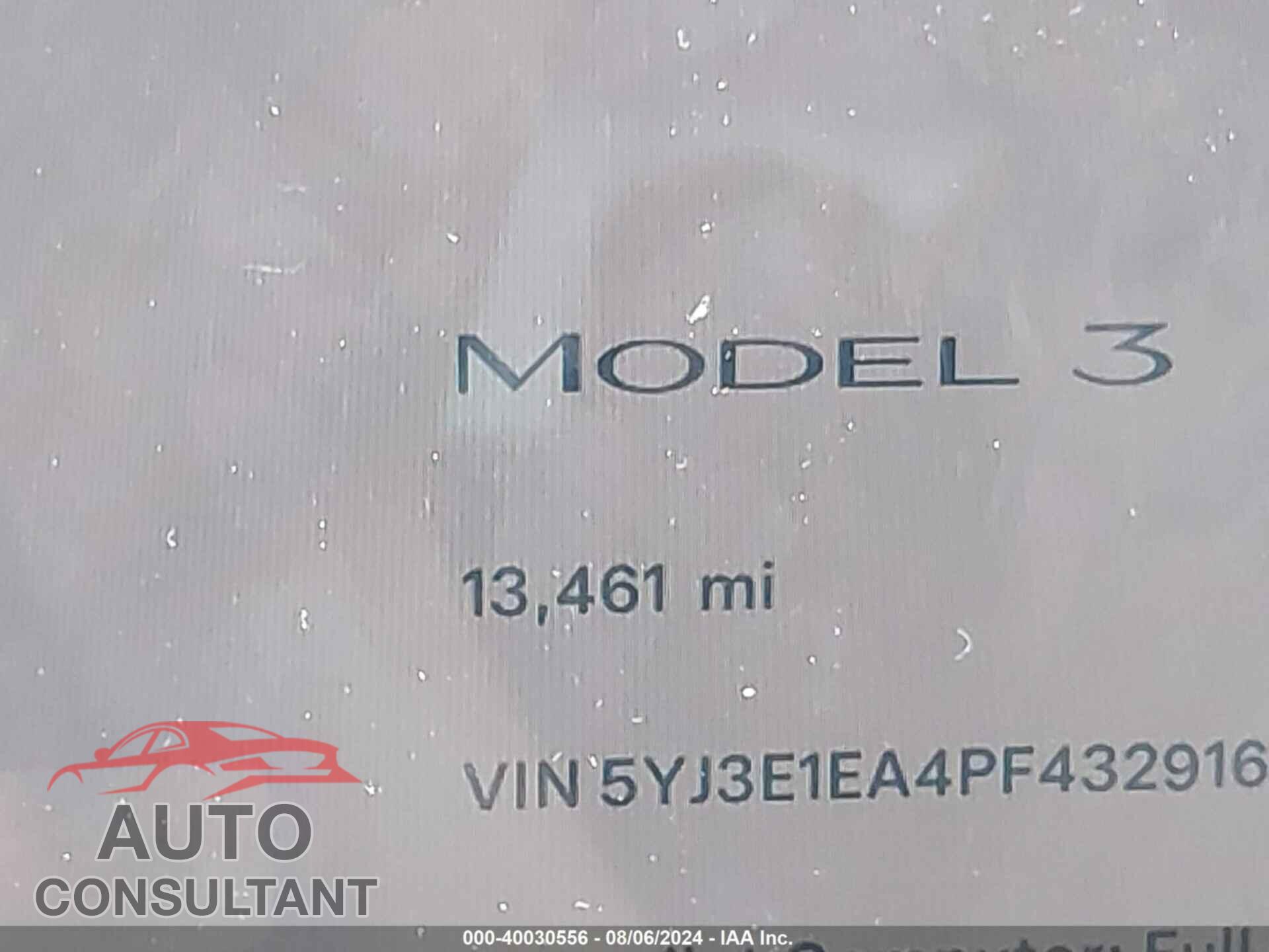 TESLA MODEL 3 2023 - 5YJ3E1EA4PF432916