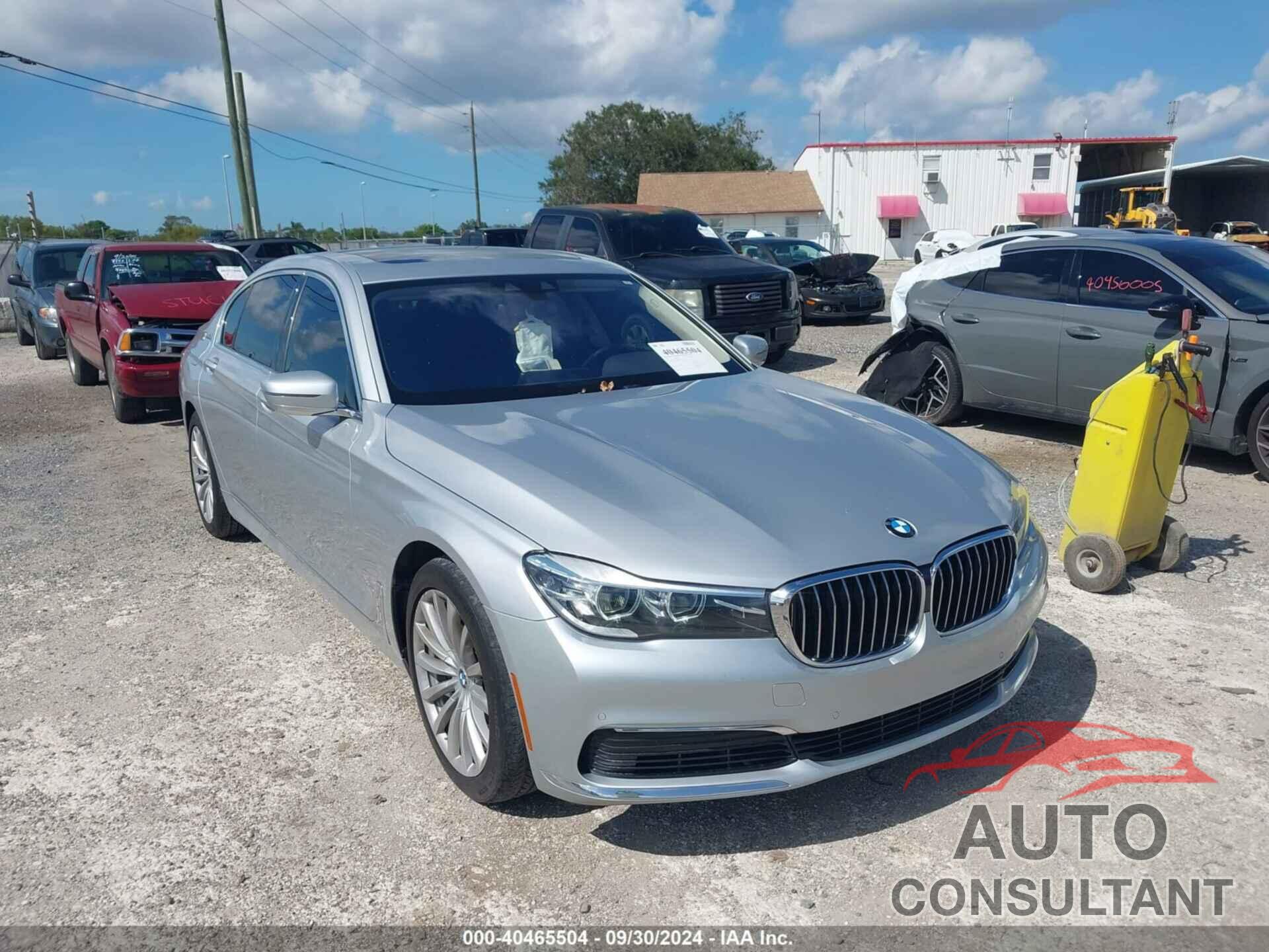 BMW 740I 2019 - WBA7E2C59KB454741