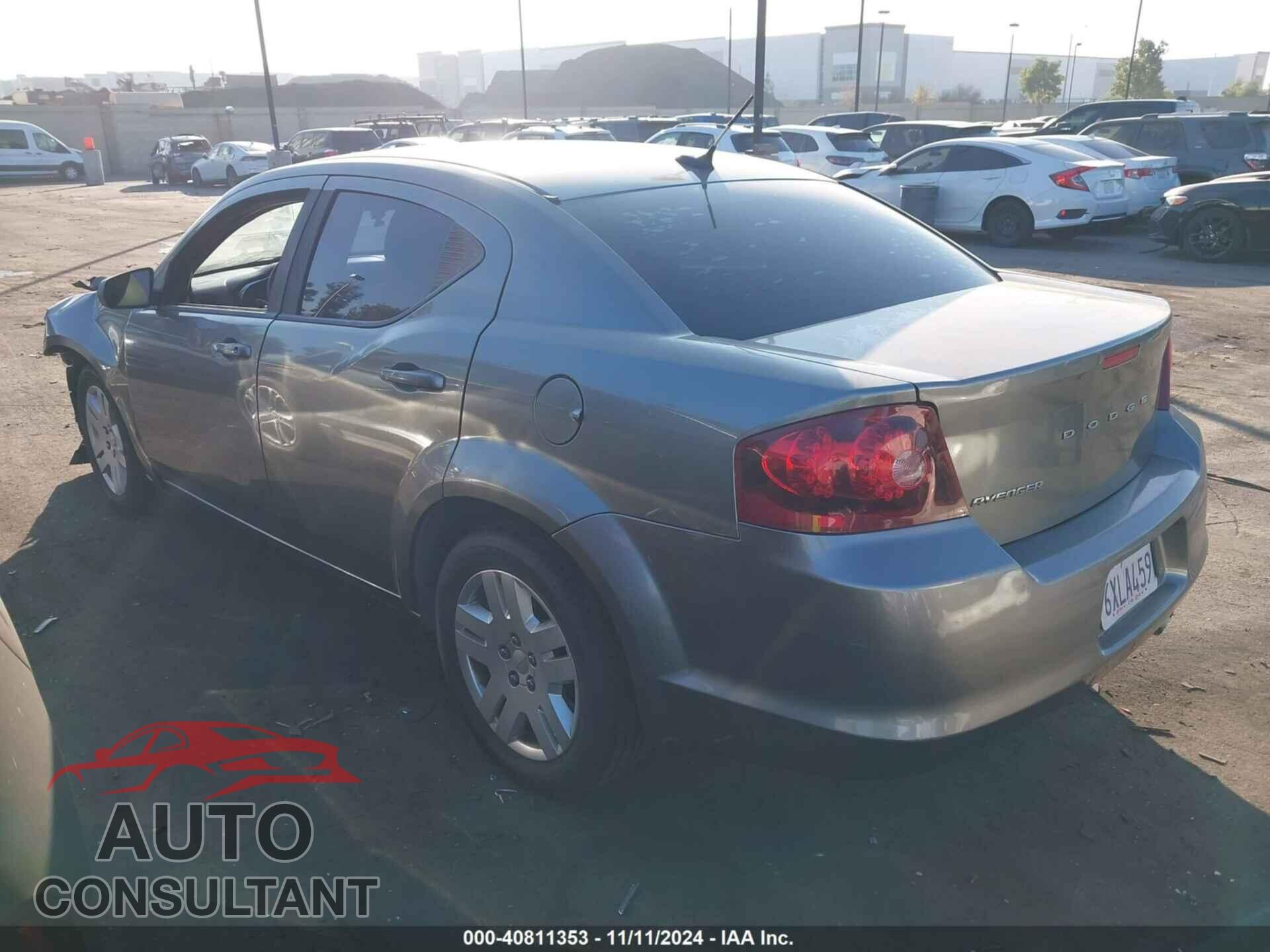 DODGE AVENGER 2013 - 1C3CDZAB0DN540824