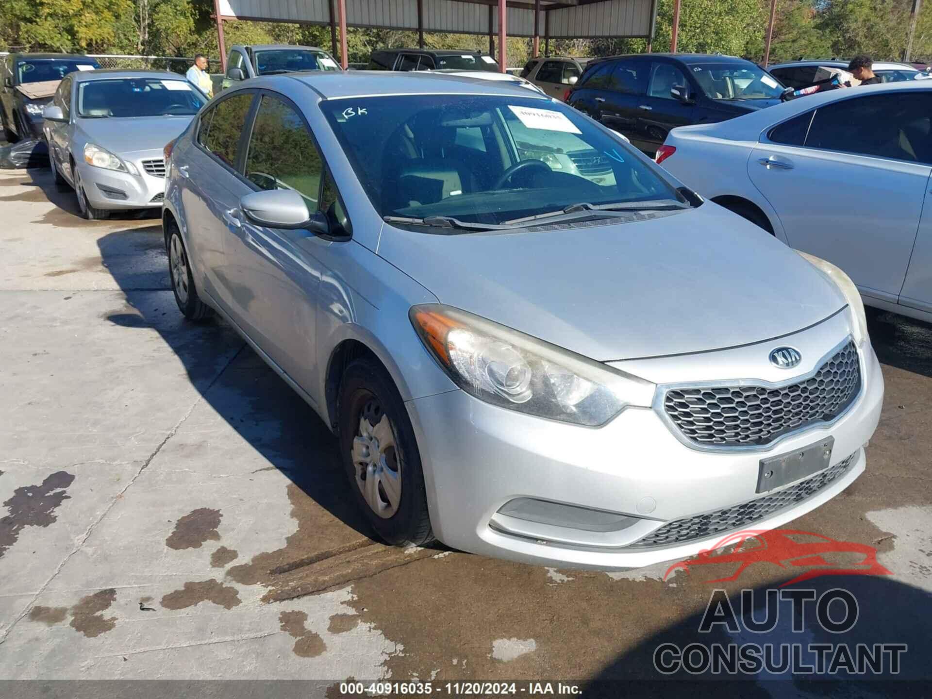 KIA FORTE 2016 - KNAFK4A68G5514736