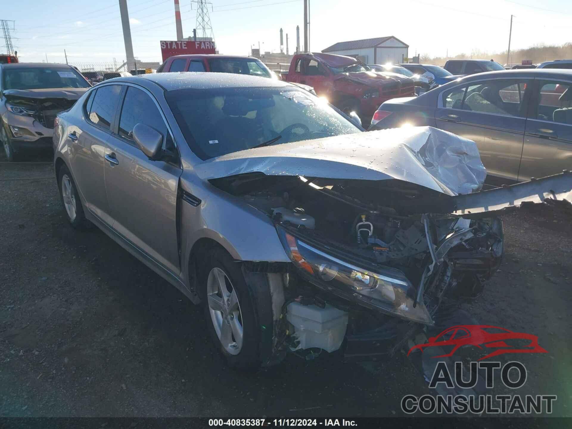 KIA OPTIMA 2015 - KNAGM4A76F5582989