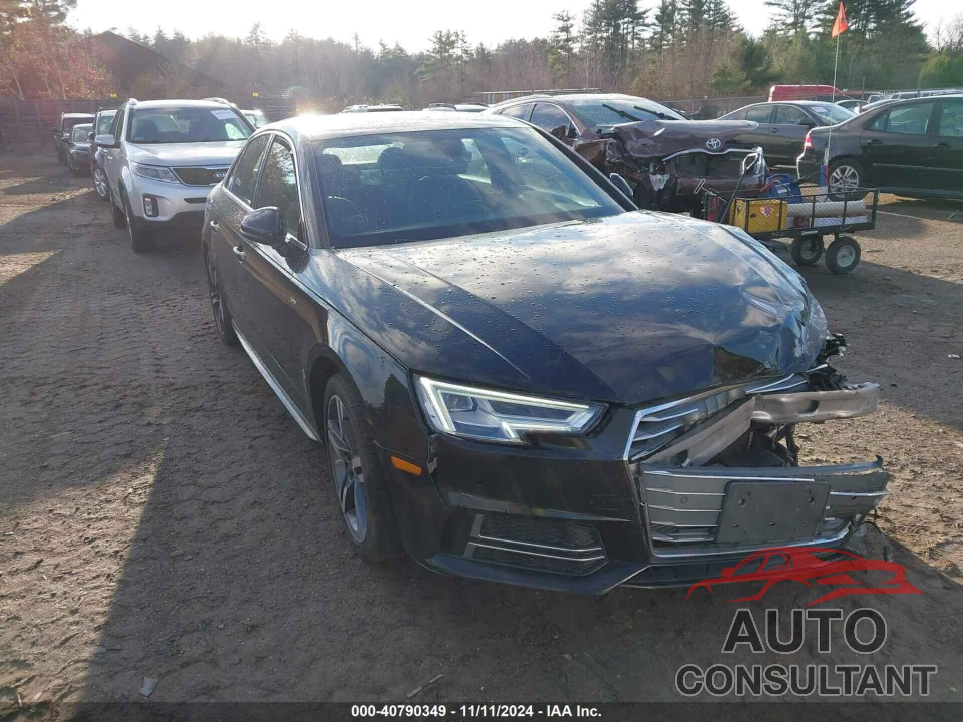 AUDI A4 2018 - WAUENAF44JA039707