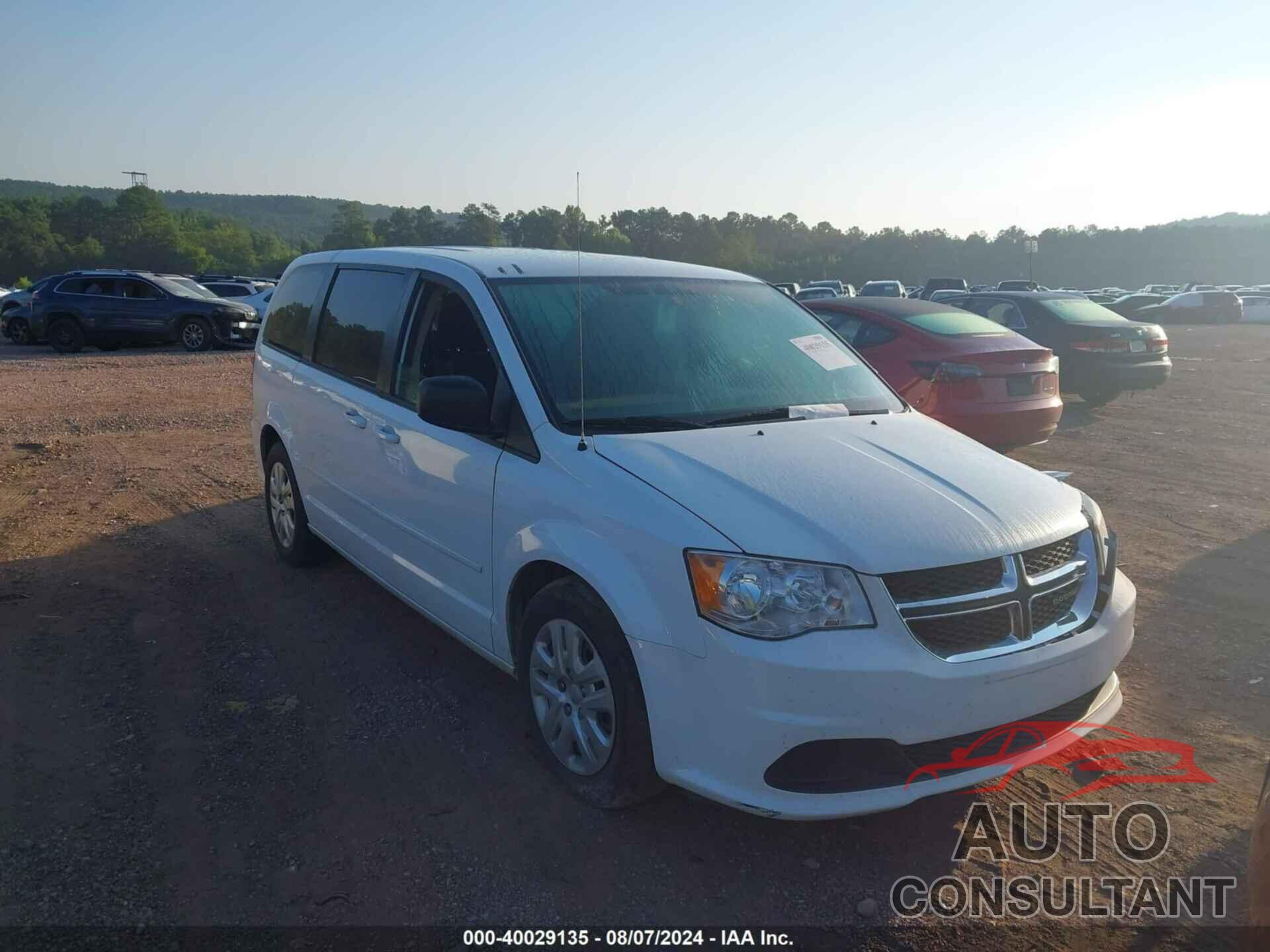 DODGE GRAND CARAVAN 2017 - 2C4RDGBG1HR708029