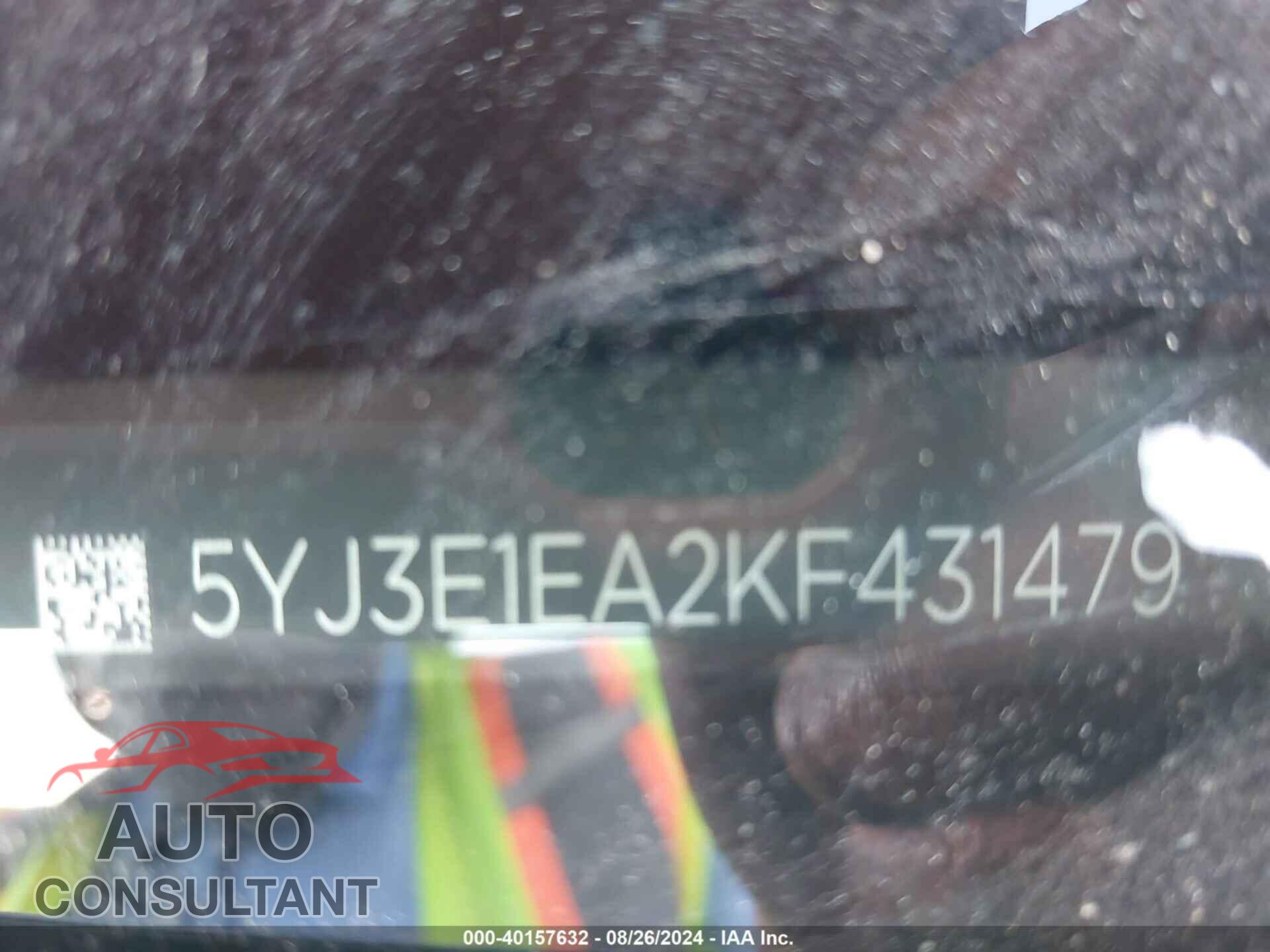 TESLA MODEL 3 2019 - 5YJ3E1EA2KF431479