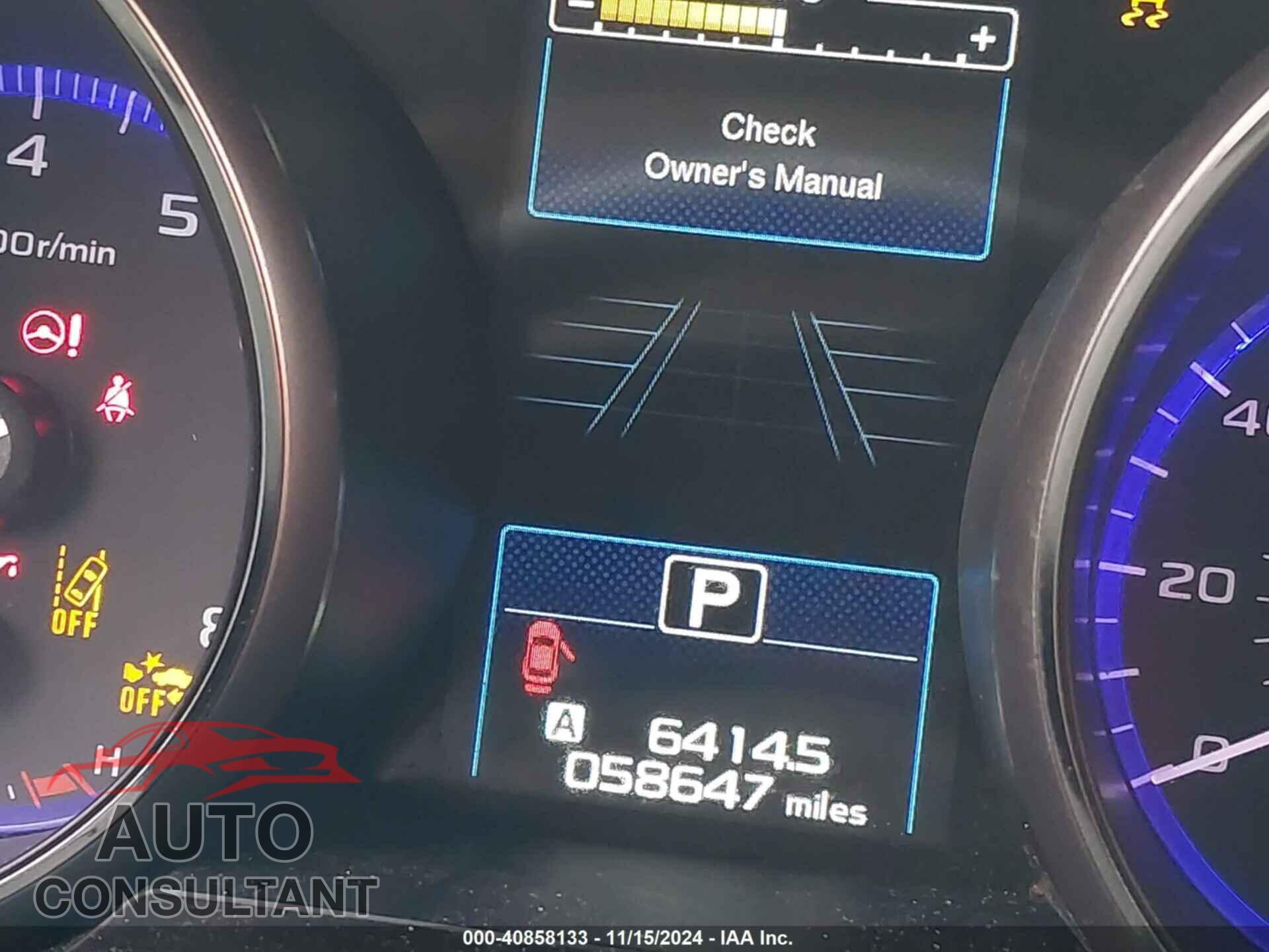 SUBARU OUTBACK 2016 - 4S4BSANC3G3259002