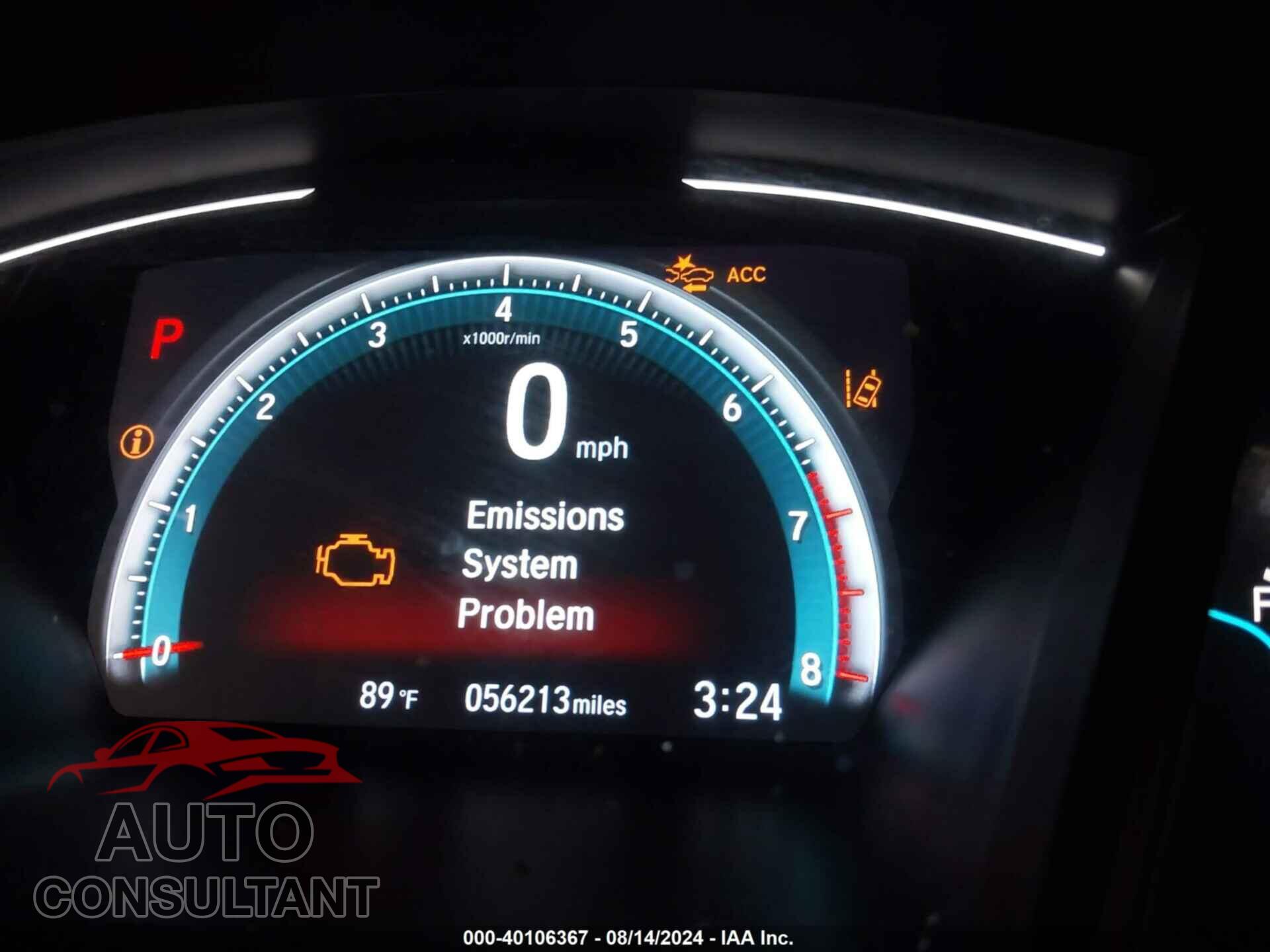 HONDA CIVIC 2020 - 19XFC2F60LE003095