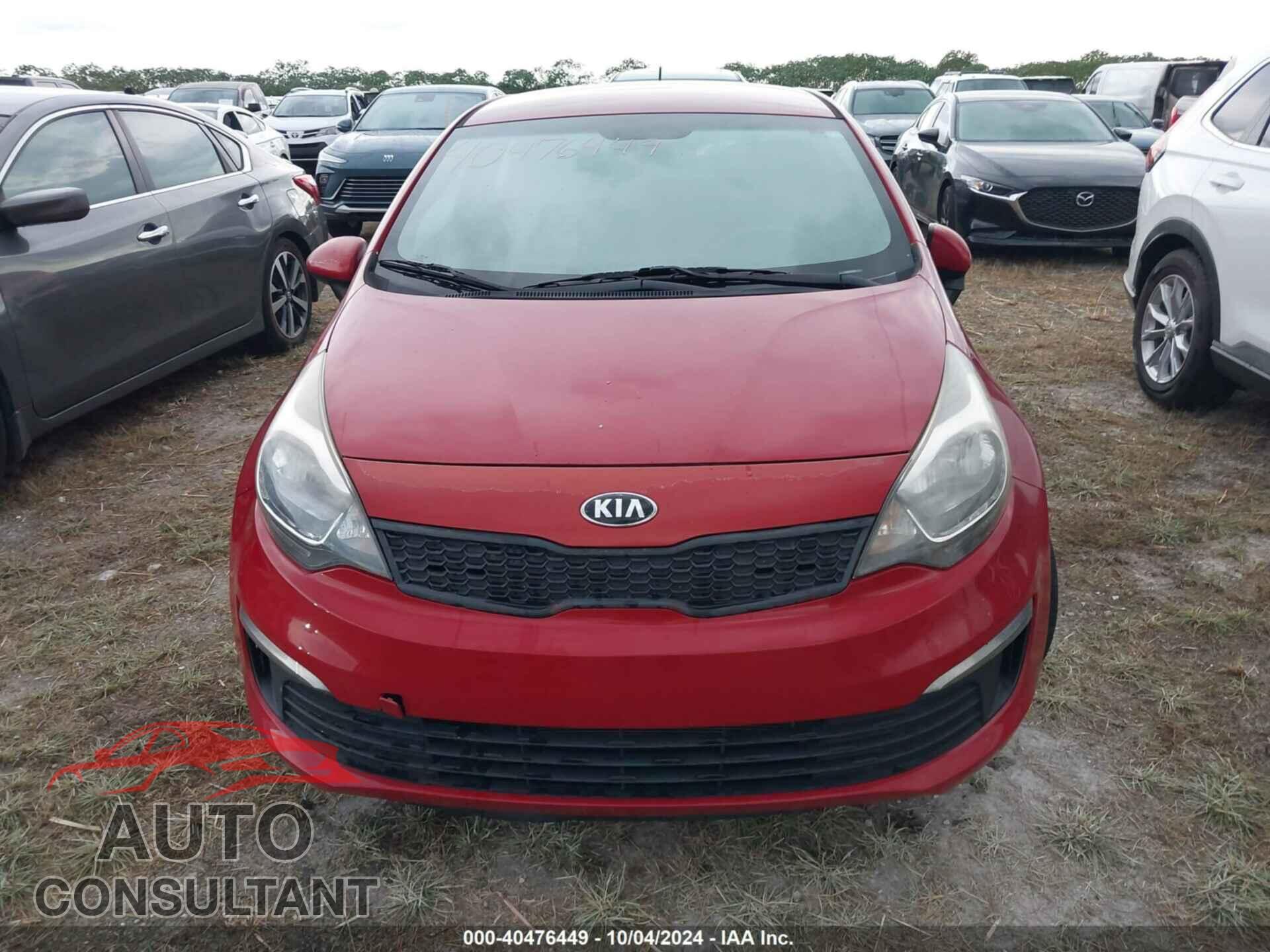 KIA RIO 2017 - KNADM4A3XH6012359