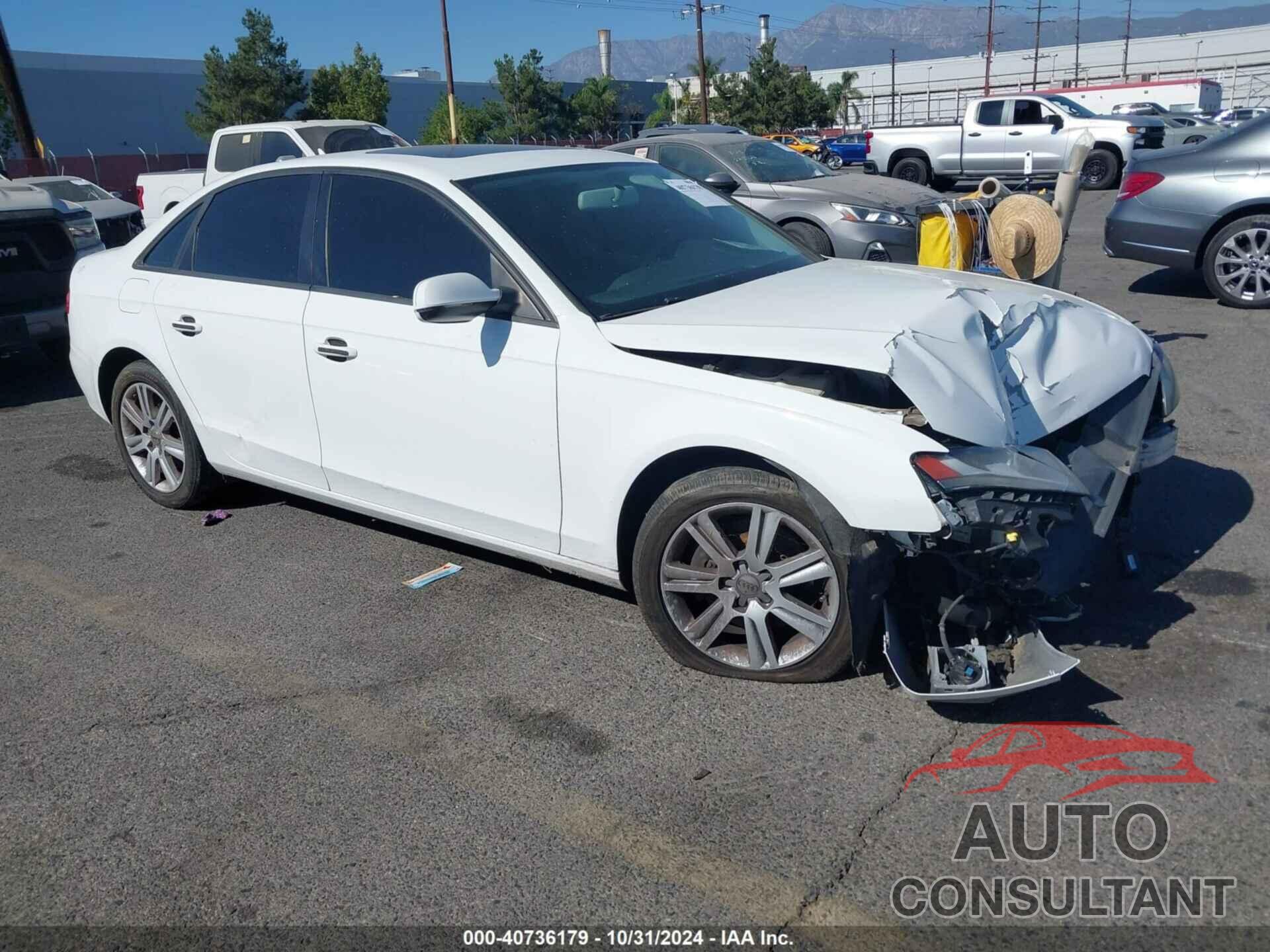 AUDI A4 2010 - WAUAFAFL5AN062876