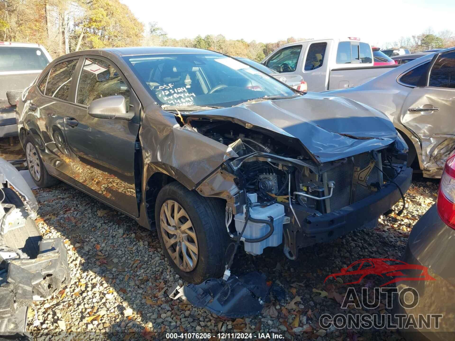 TOYOTA COROLLA 2019 - 2T1BURHE4KC221417