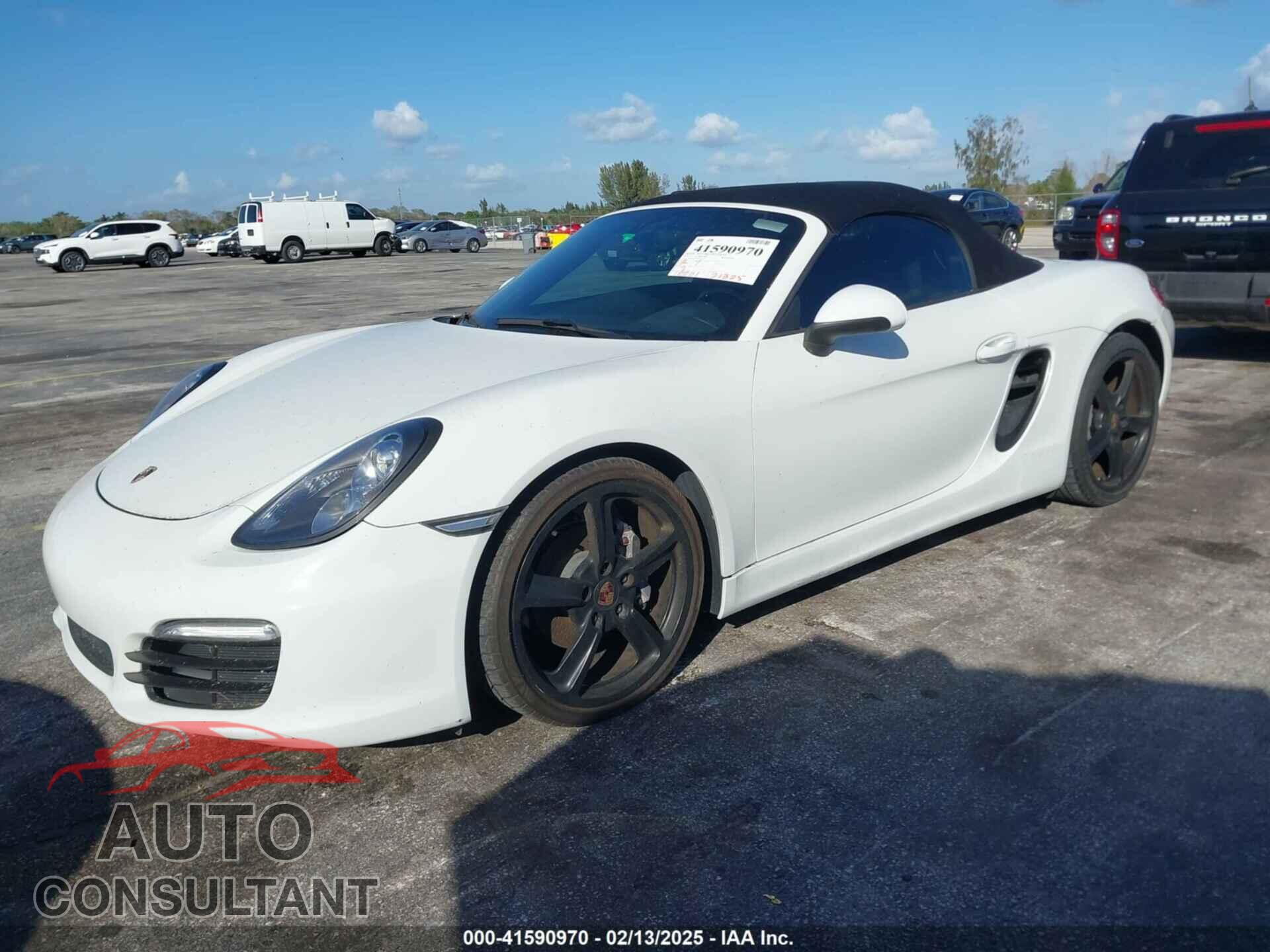 PORSCHE BOXSTER 2015 - WP0CA2A84FS120231