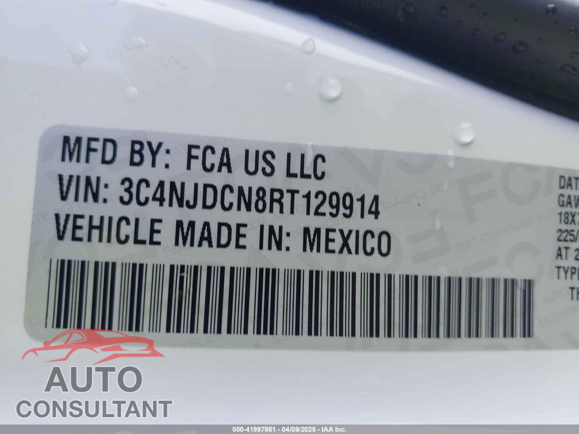 JEEP COMPASS 2024 - 3C4NJDCN8RT129914