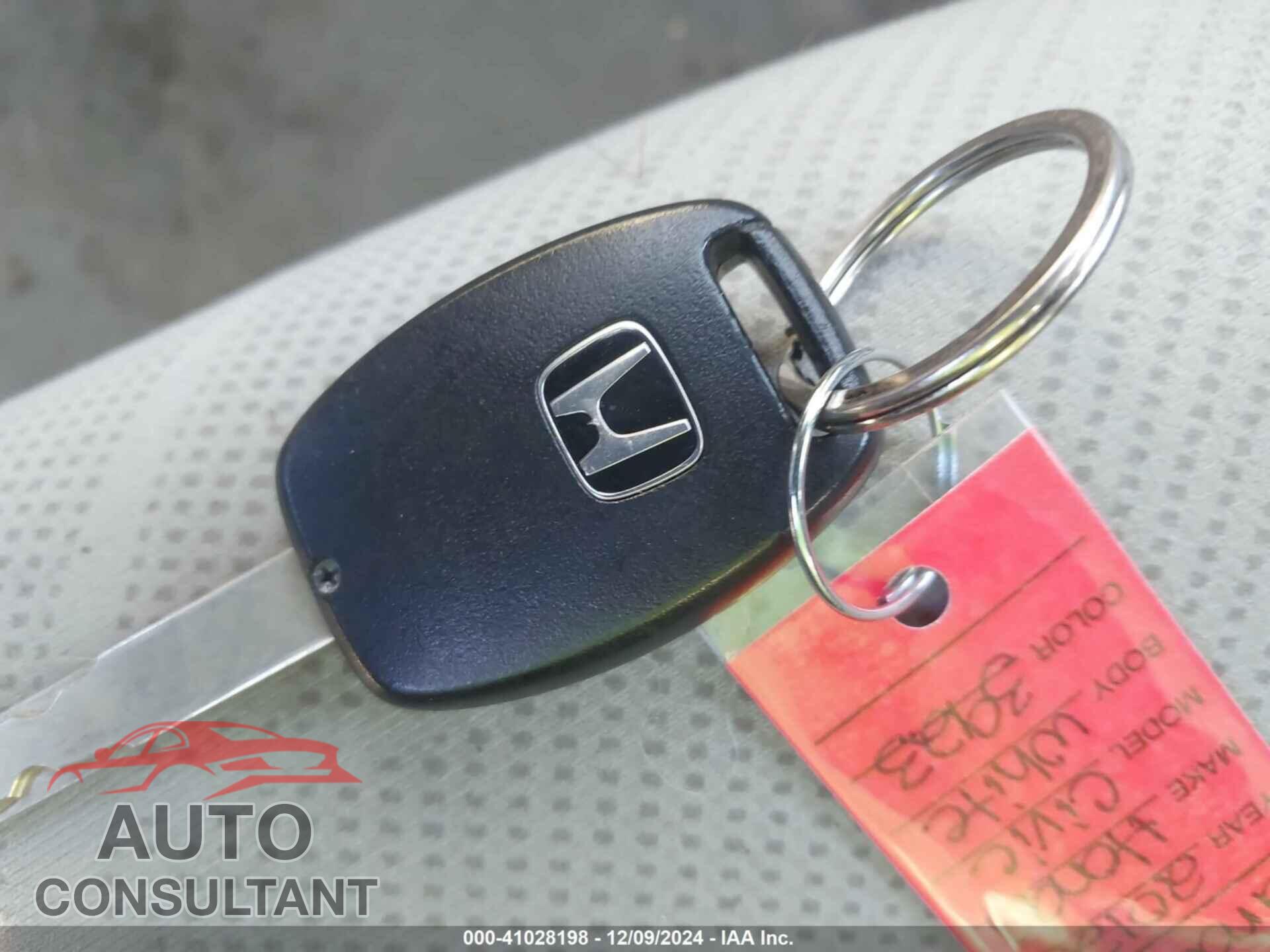 HONDA CIVIC 2012 - 2HGFB2F82CH538424