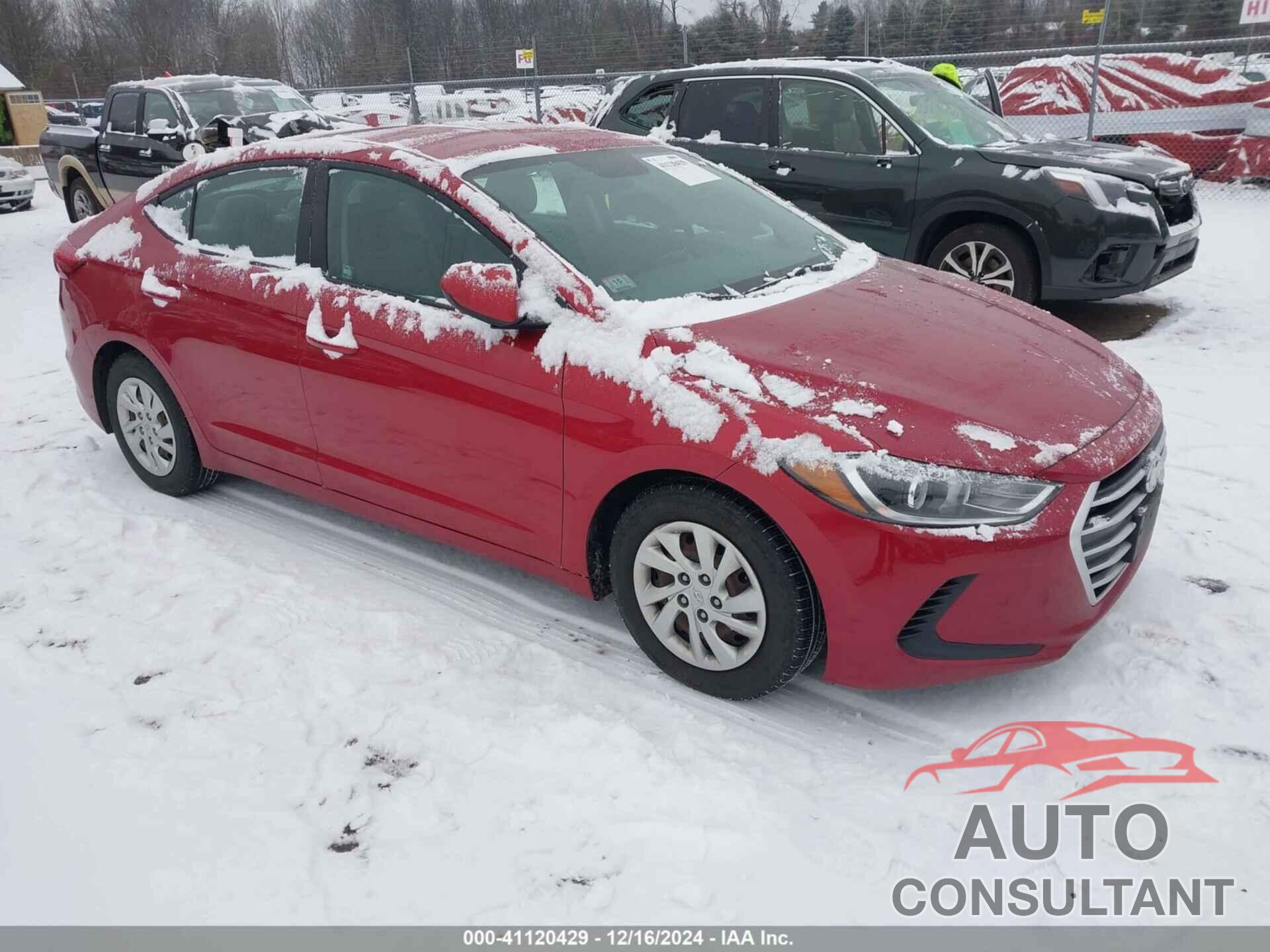 HYUNDAI ELANTRA 2017 - 5NPD74LF4HH068174