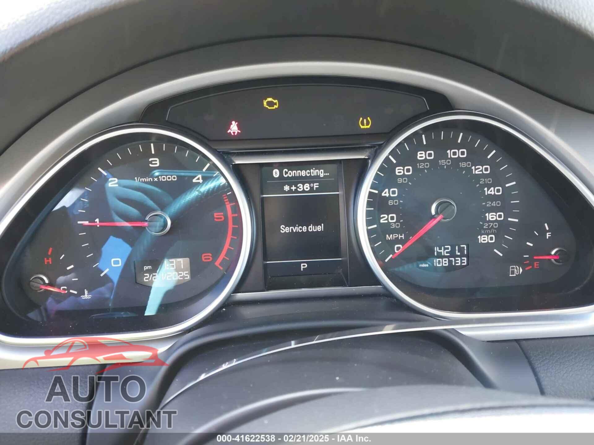 AUDI Q7 2012 - WA1LMBFE5CD008070