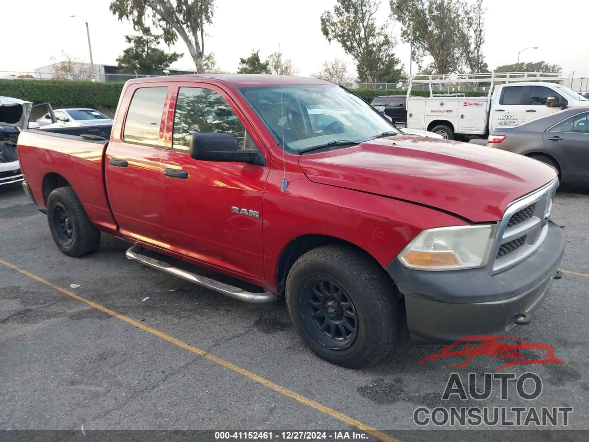 DODGE RAM 1500 2009 - 1D3HB18PX9S749756