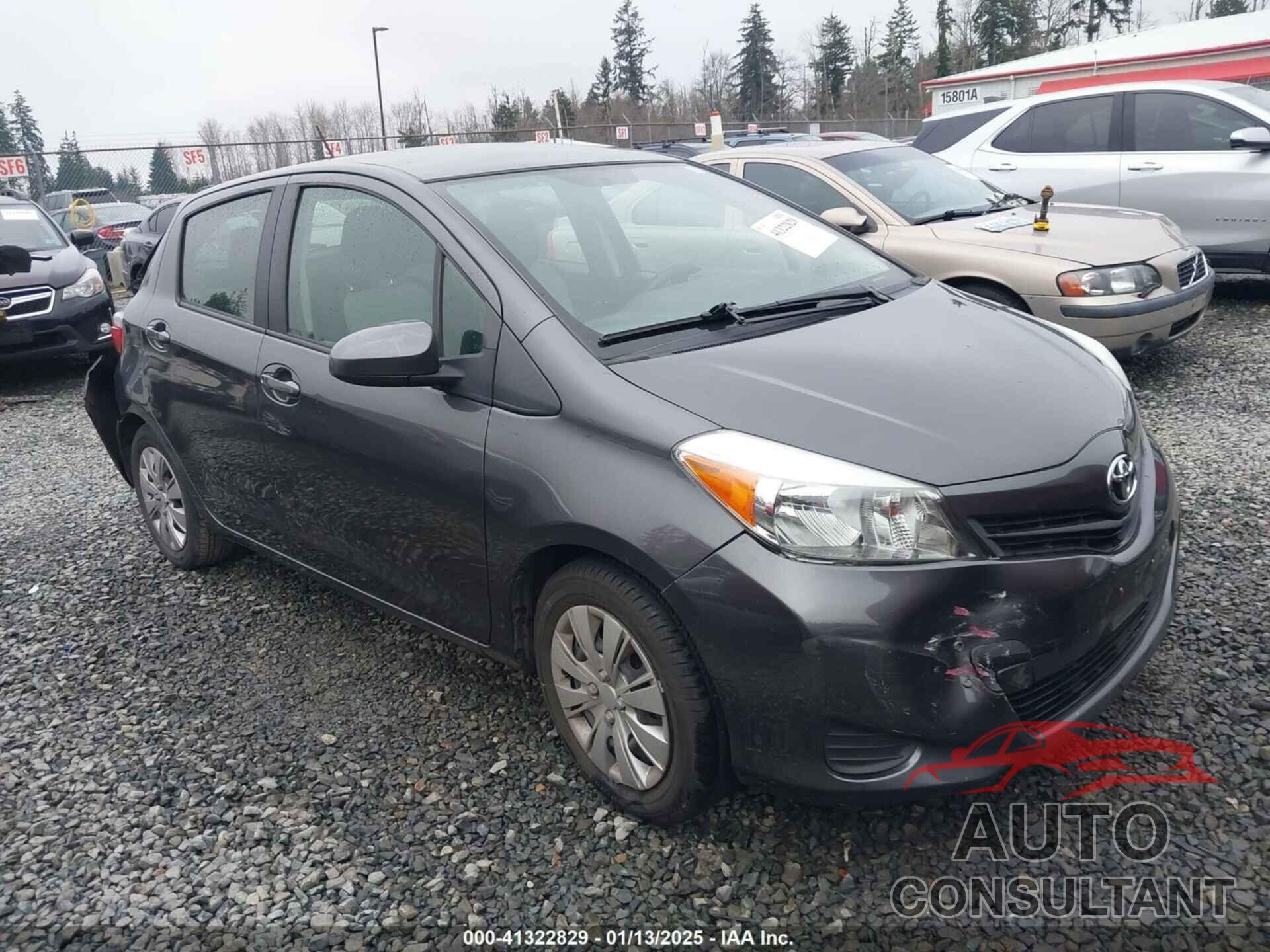 TOYOTA YARIS 2012 - JTDKTUD34CD513700