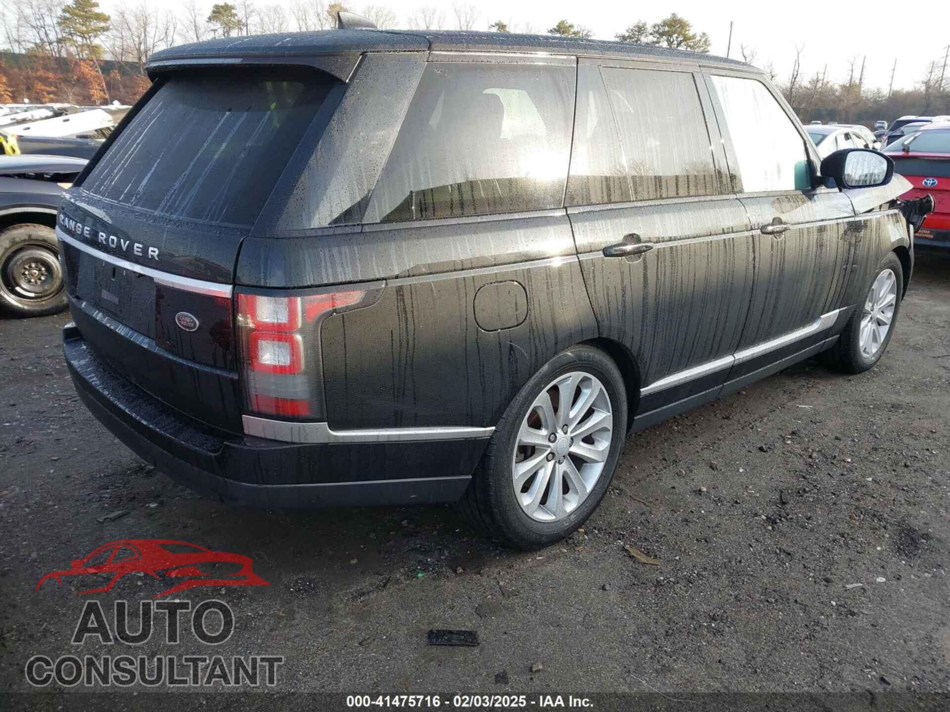 LAND ROVER RANGE ROVER 2017 - SALGS2FV0HA375358