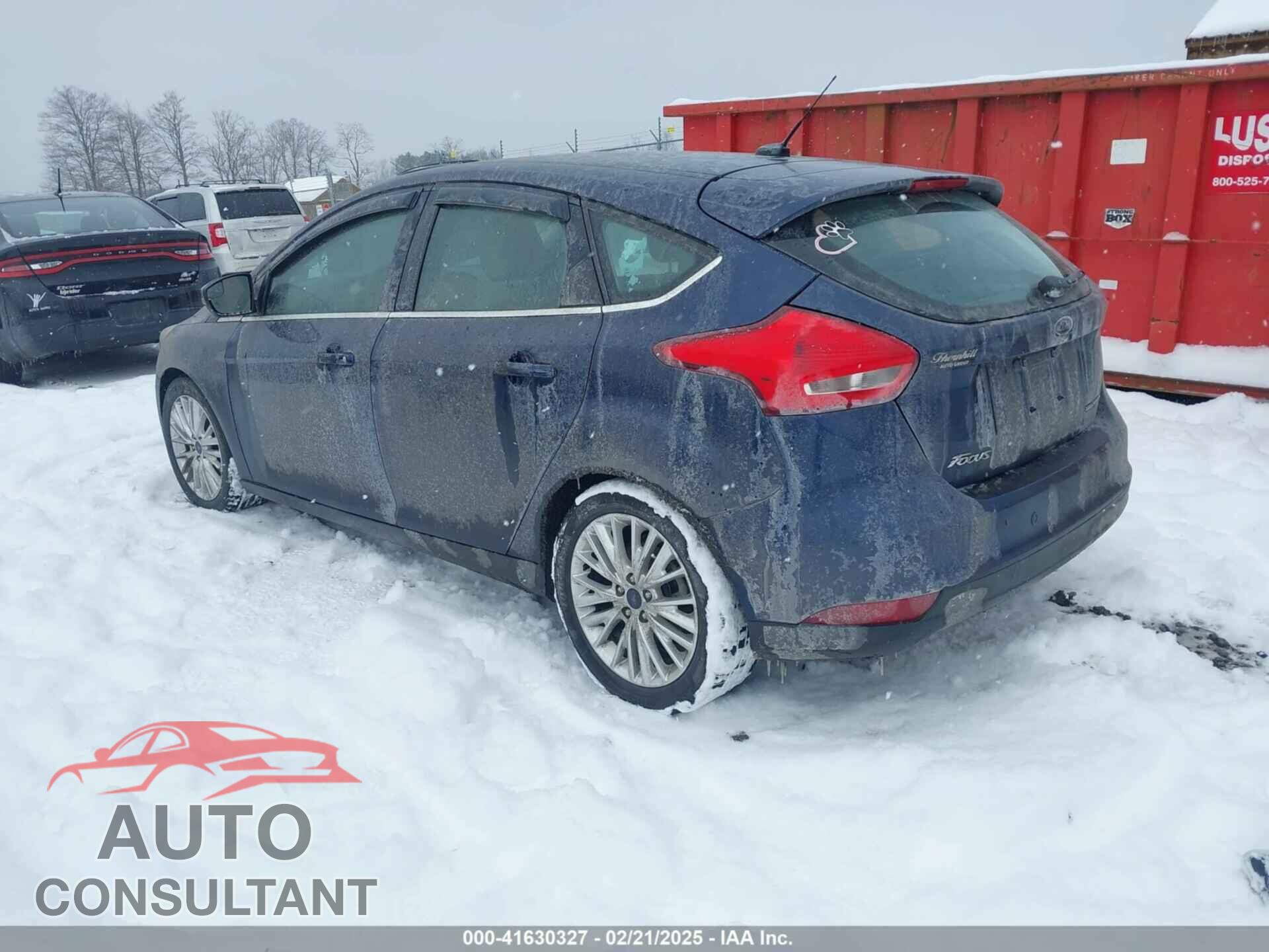 FORD FOCUS 2017 - 1FADP3N25HL272276