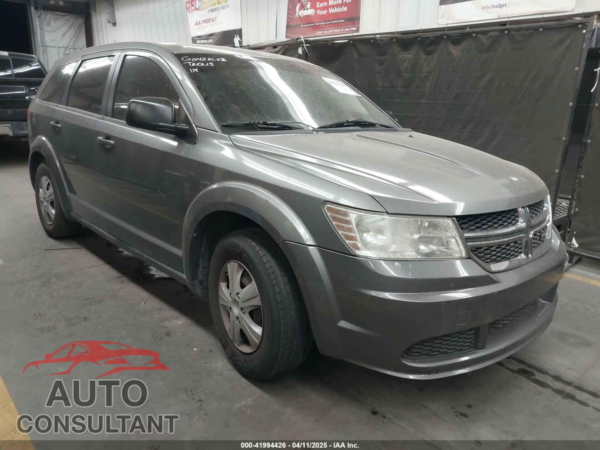 DODGE JOURNEY 2012 - 3C4PDCAB1CT389601