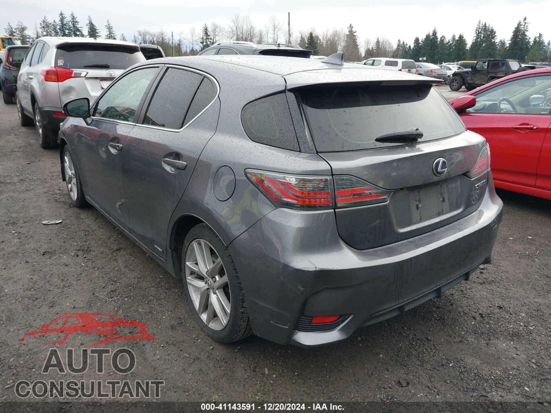LEXUS CT 200H 2014 - JTHKD5BH2E2178242