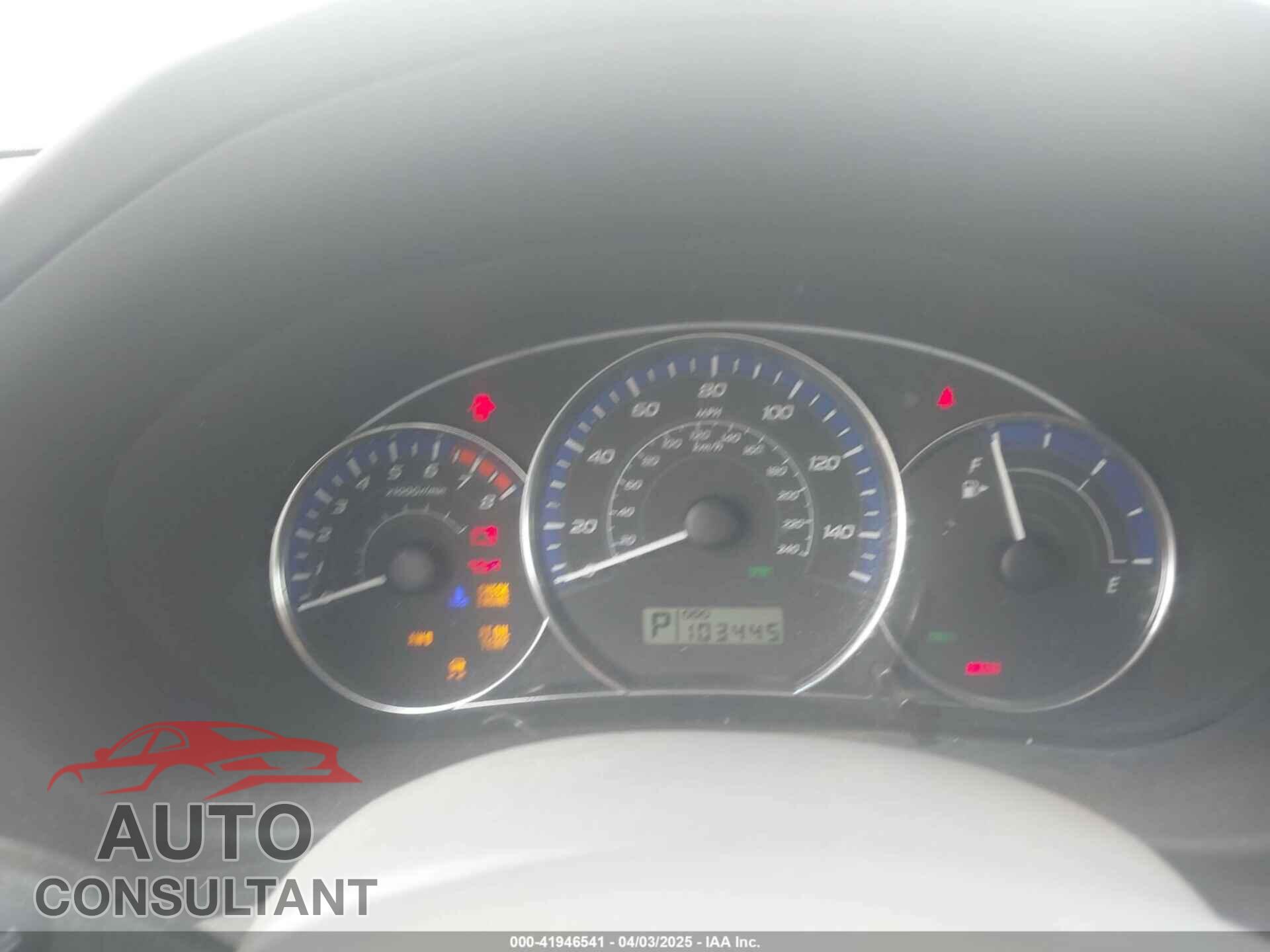 SUBARU FORESTER 2011 - JF2SHAEC8BH714023