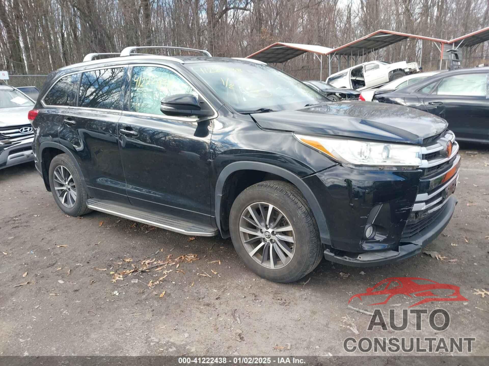 TOYOTA HIGHLANDER 2018 - 5TDJZRFH3JS547788