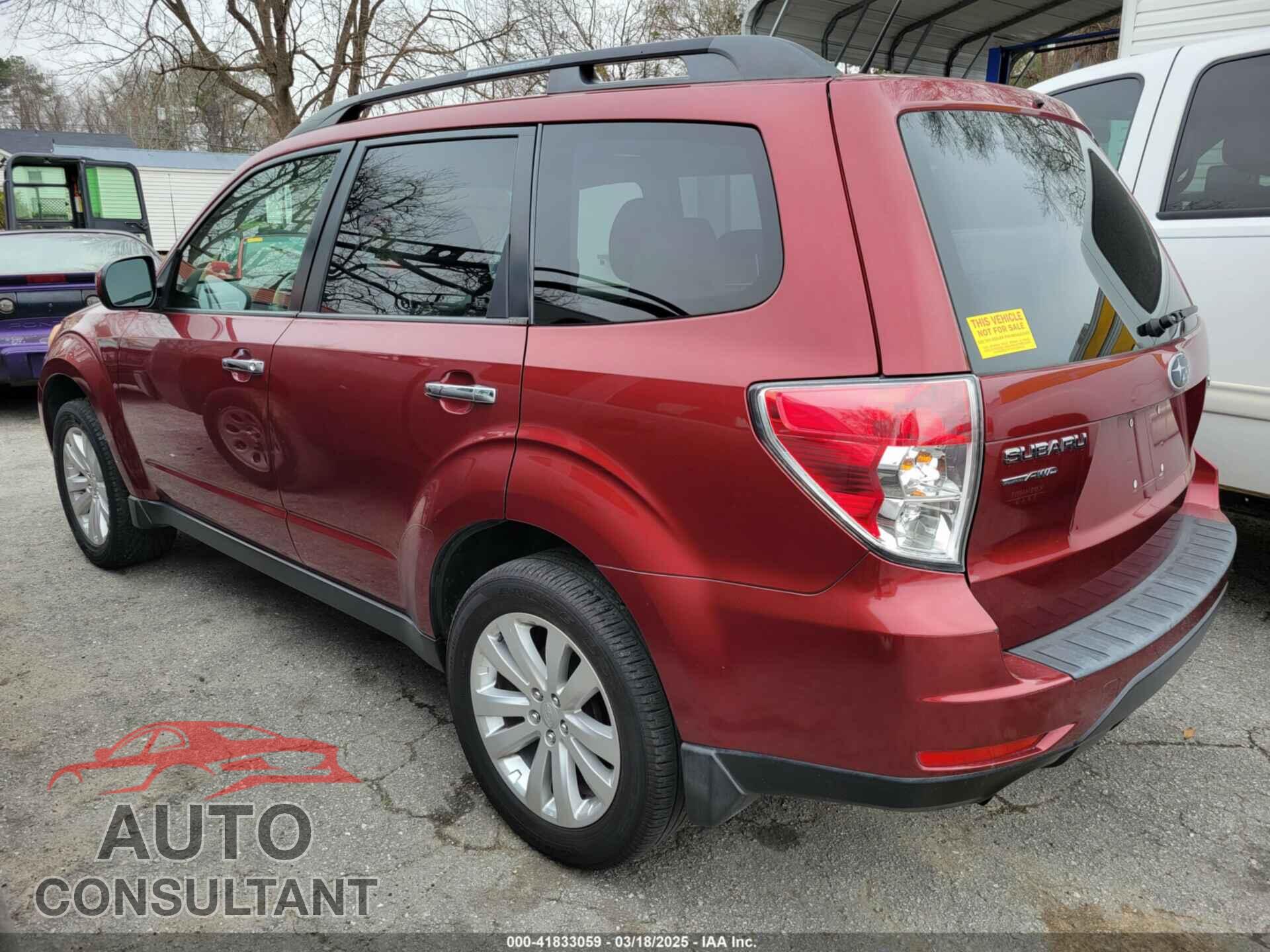 SUBARU FORESTER 2012 - JF2SHBDC2CH454081