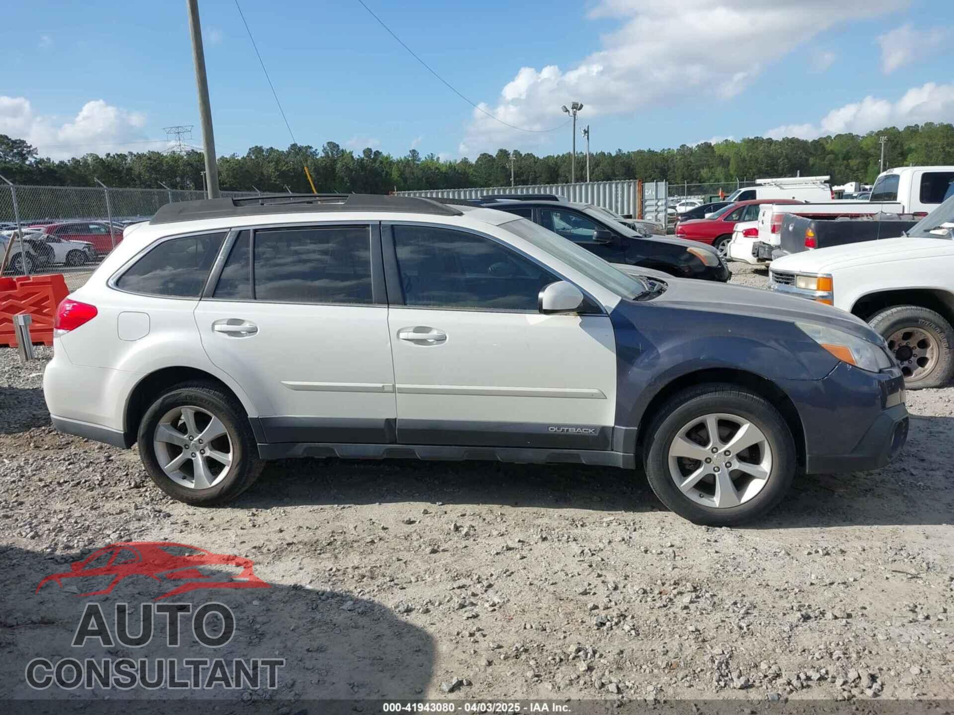 SUBARU OUTBACK 2013 - 4S4BRCKC4D3312698