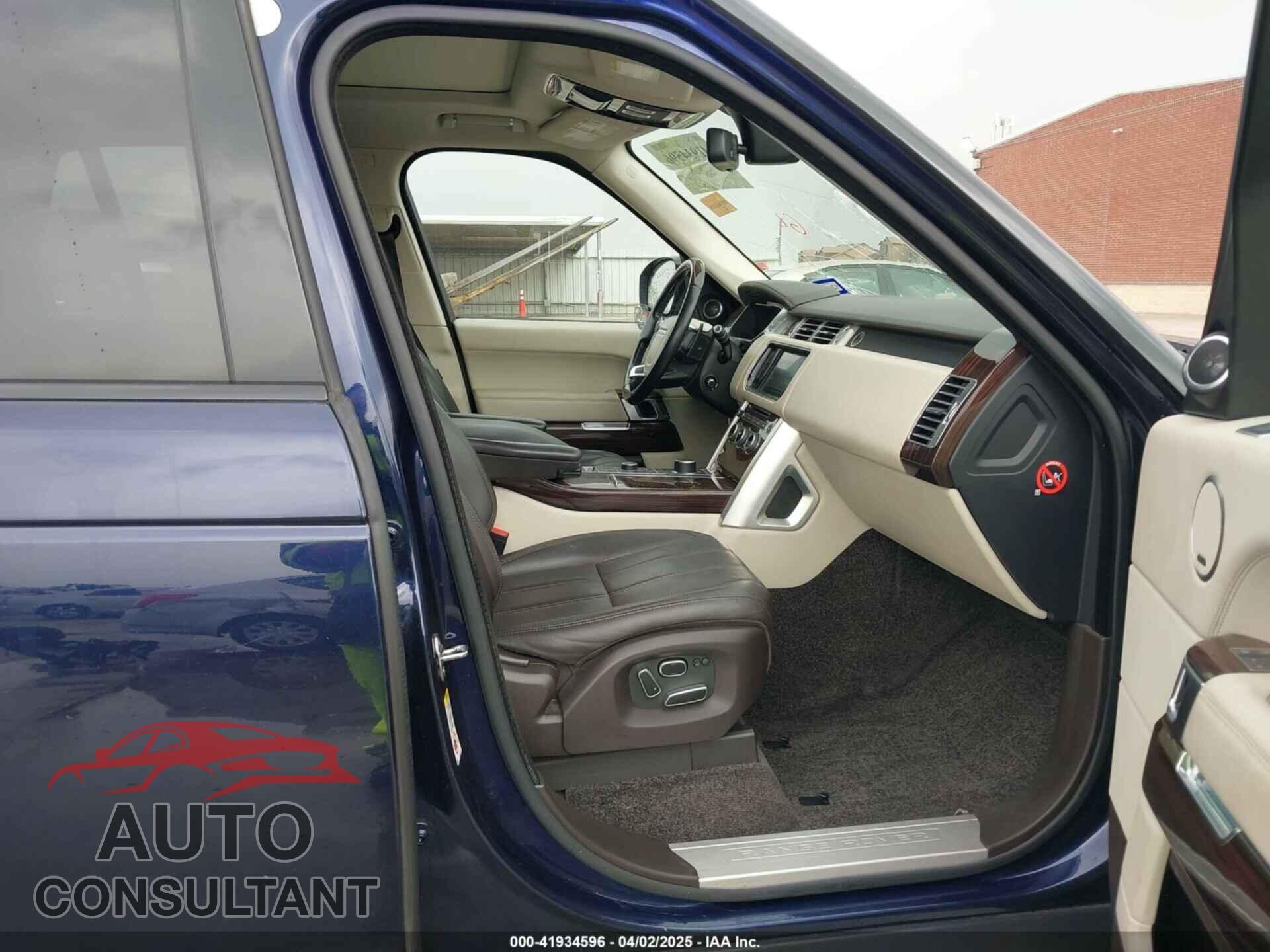 LAND ROVER RANGE ROVER 2015 - SALGS2TF6FA236457