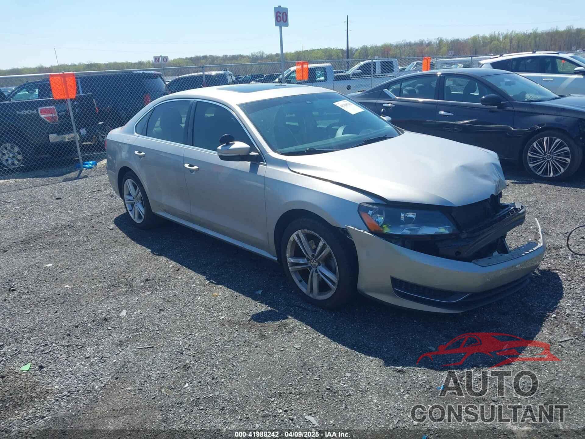 VOLKSWAGEN PASSAT 2014 - 1VWBN7A34EC099761
