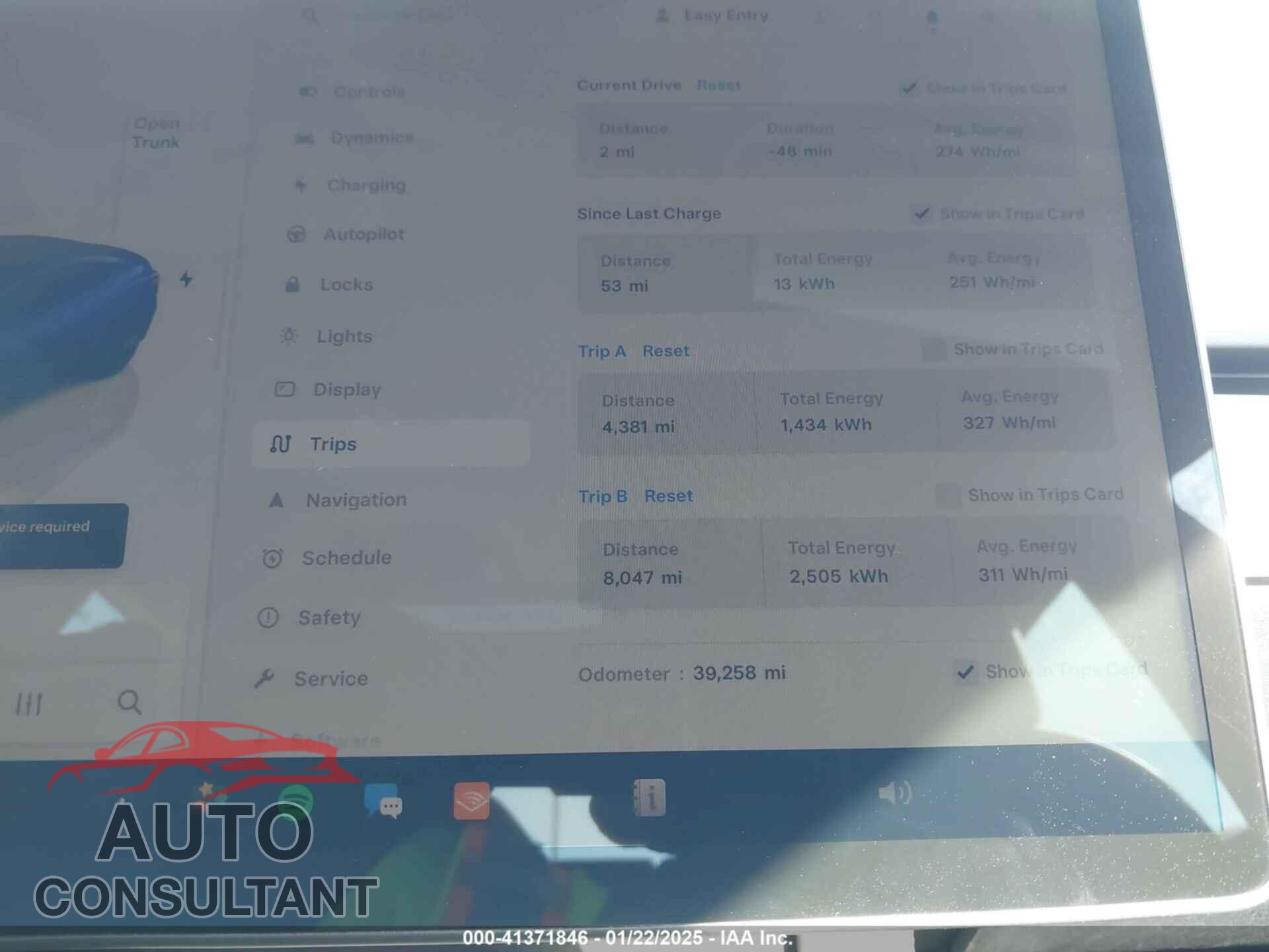 TESLA MODEL 3 2022 - 5YJ3E1EB7NF259544