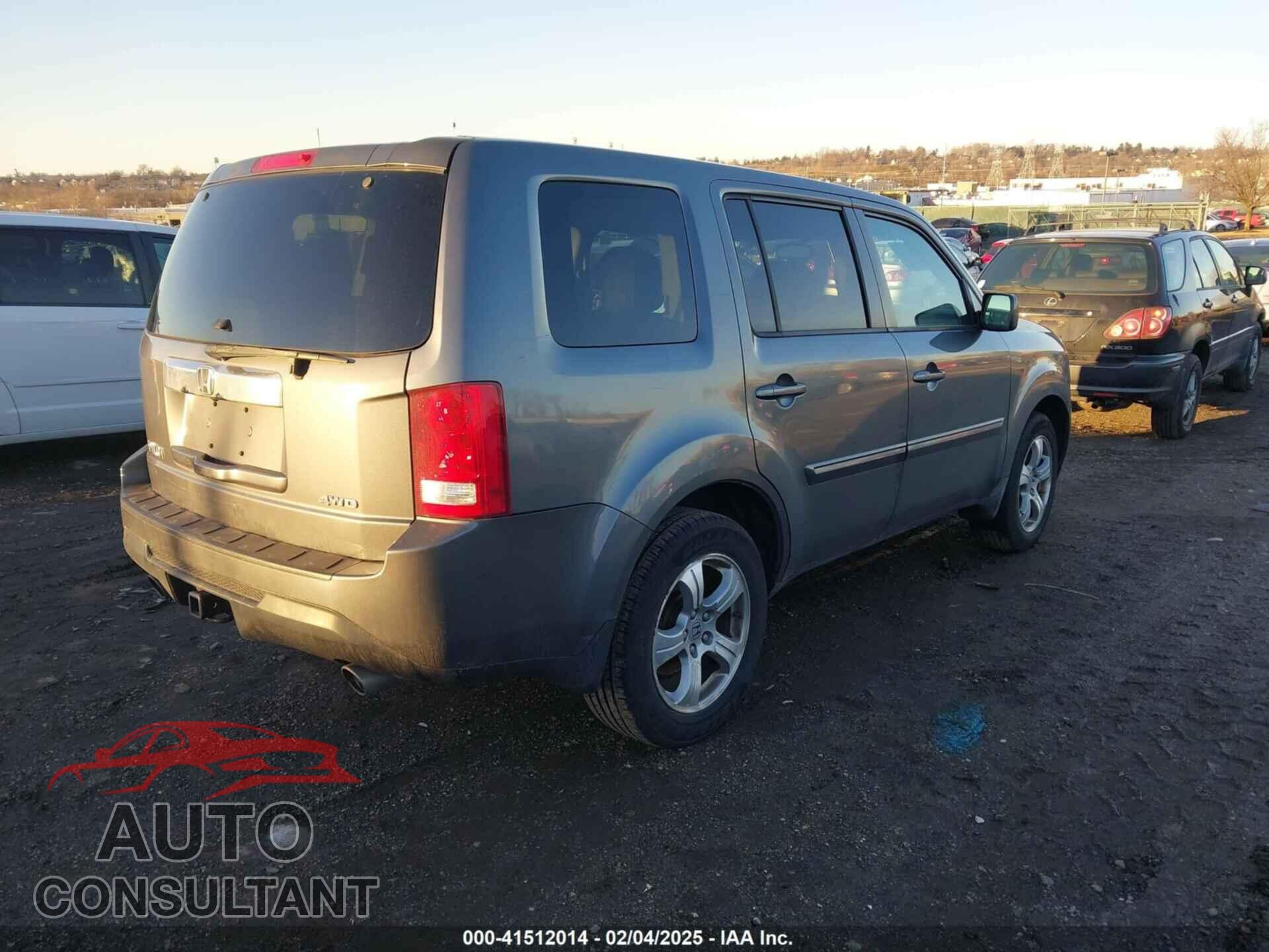 HONDA PILOT 2012 - 5FNYF4H67CB012332