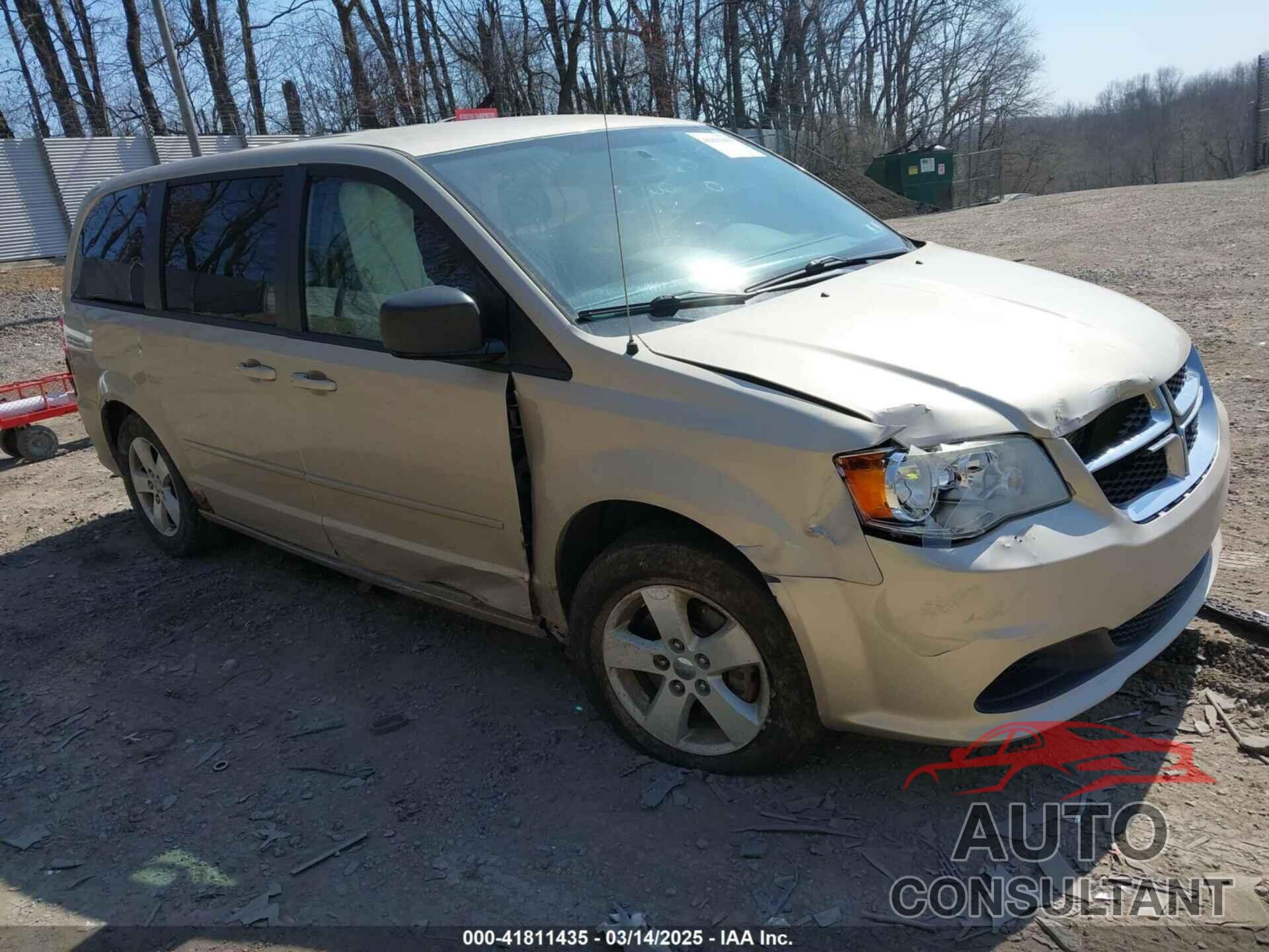 DODGE GRAND CARAVAN 2013 - 2C4RDGBGXDR533077