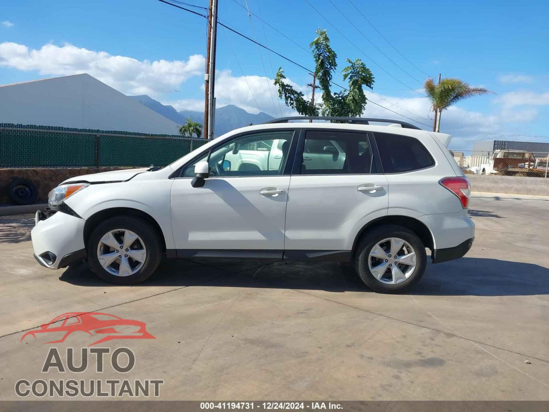 SUBARU FORESTER 2016 - JF2SJARC3GH567356