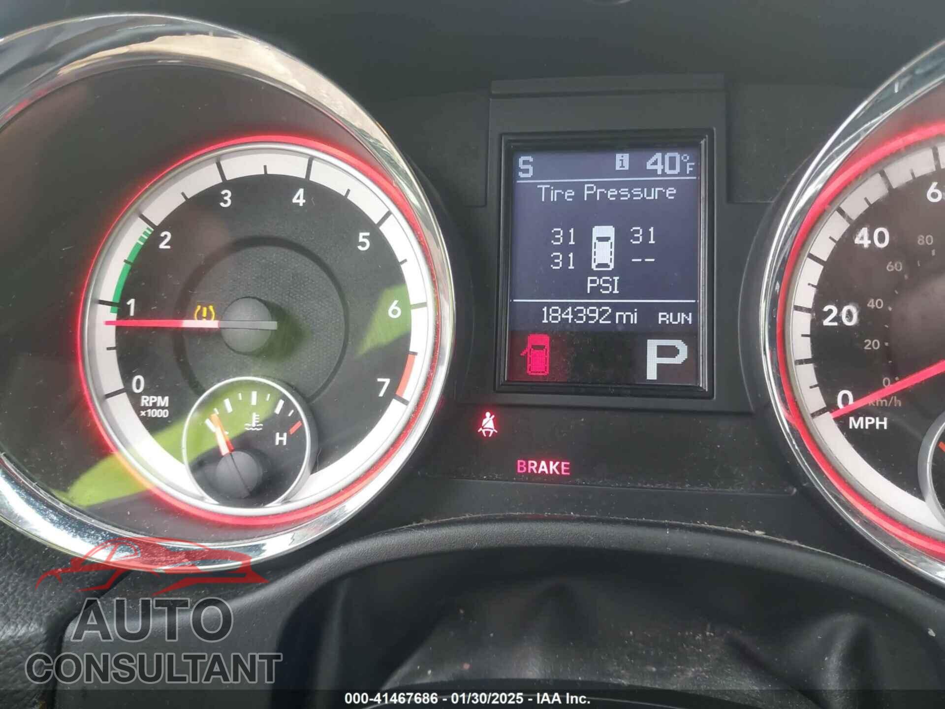 DODGE DURANGO 2013 - 1C4RDHDGXDC673660
