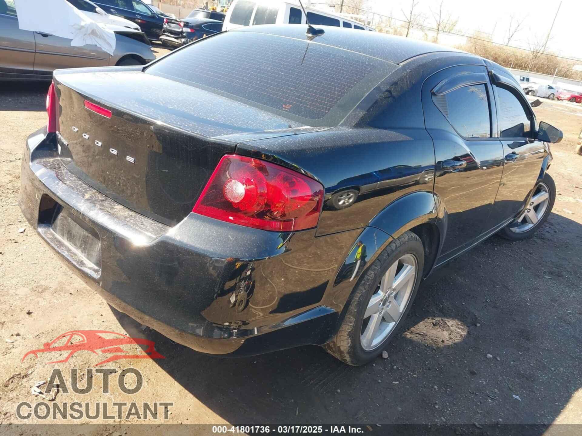 DODGE AVENGER 2013 - 1C3CDZAB4DN645074