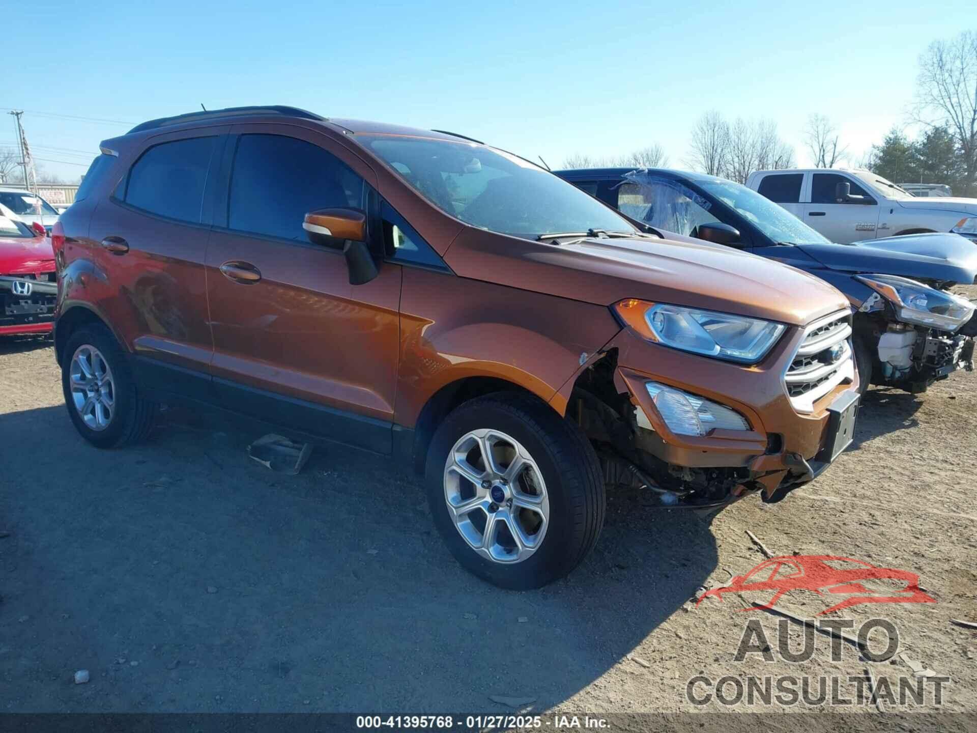 FORD ECOSPORT 2018 - MAJ3P1TE5JC191751